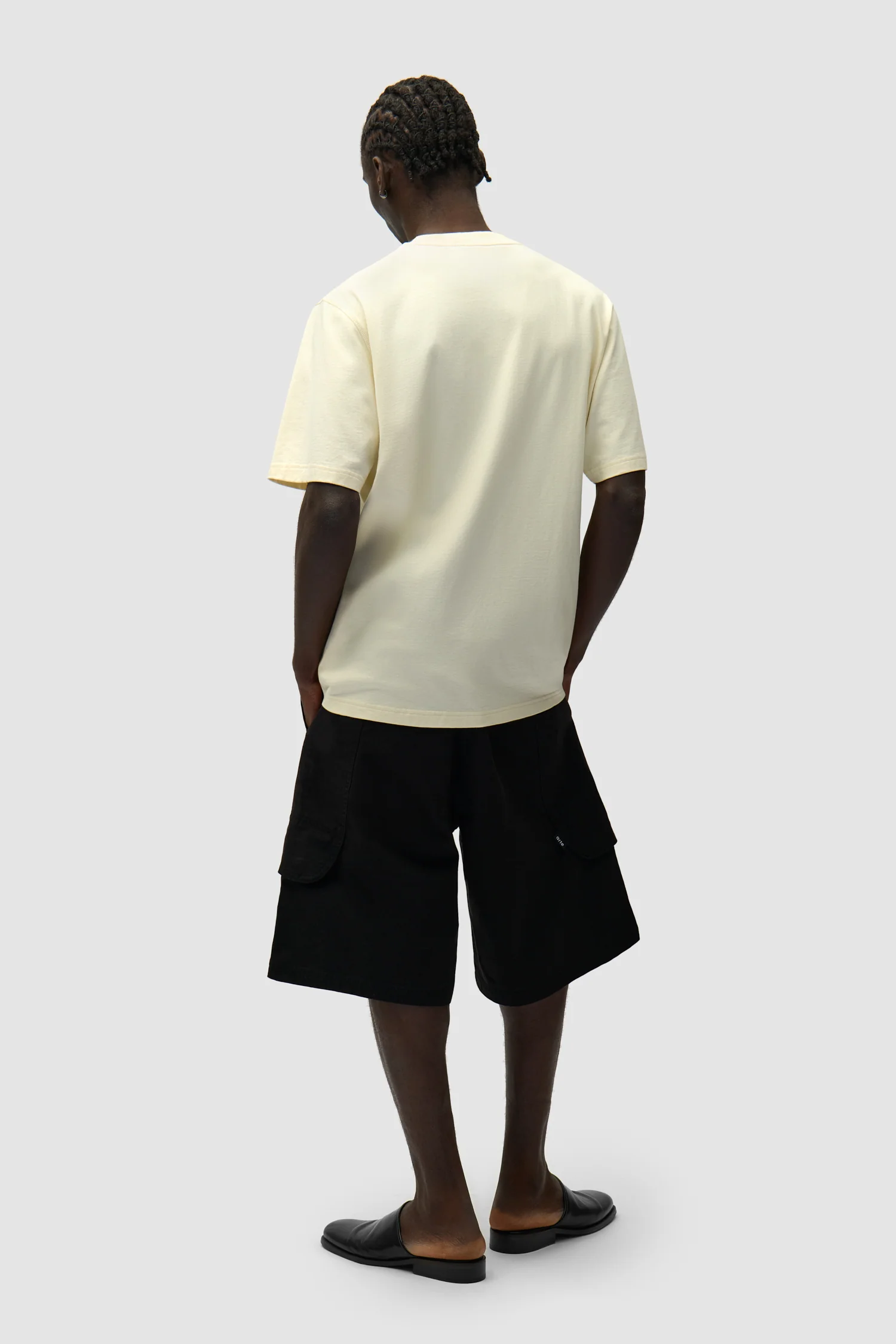 T-shirt avec logo sur le côté - Crème - Image 6