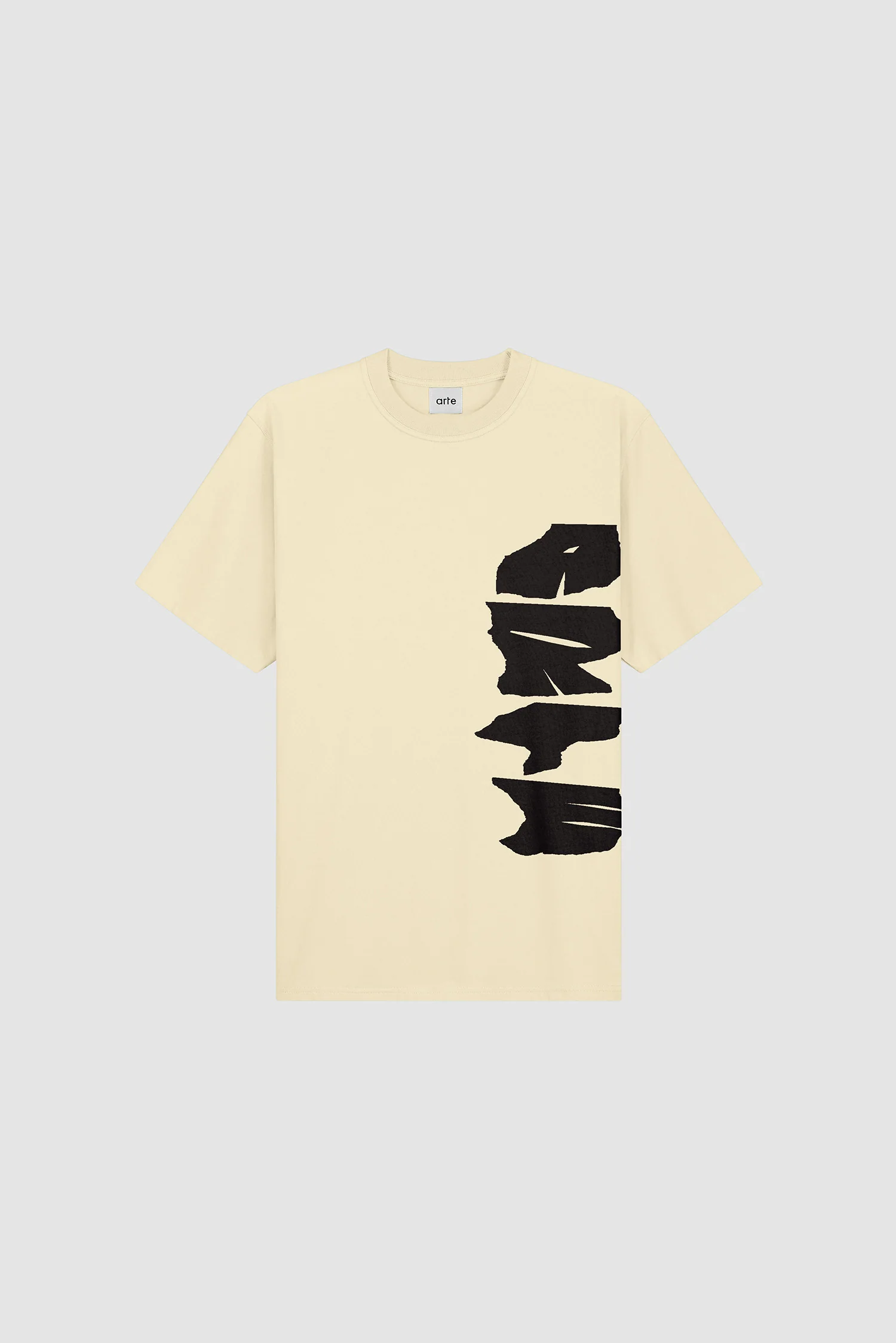 T-shirt avec logo sur le côté - Crème - Image 9