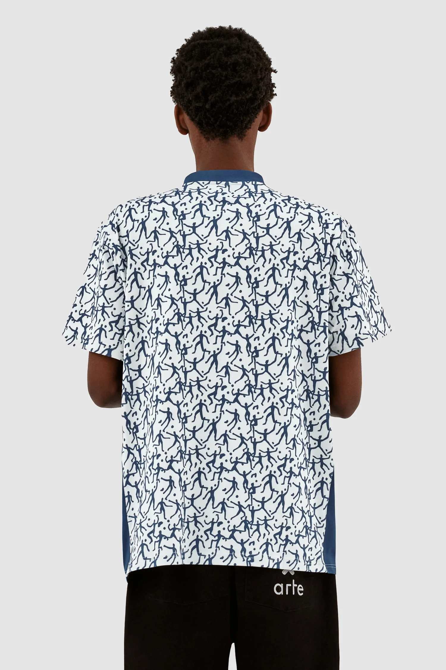 Chemise Silvester - Blanc/Marine - Image 3