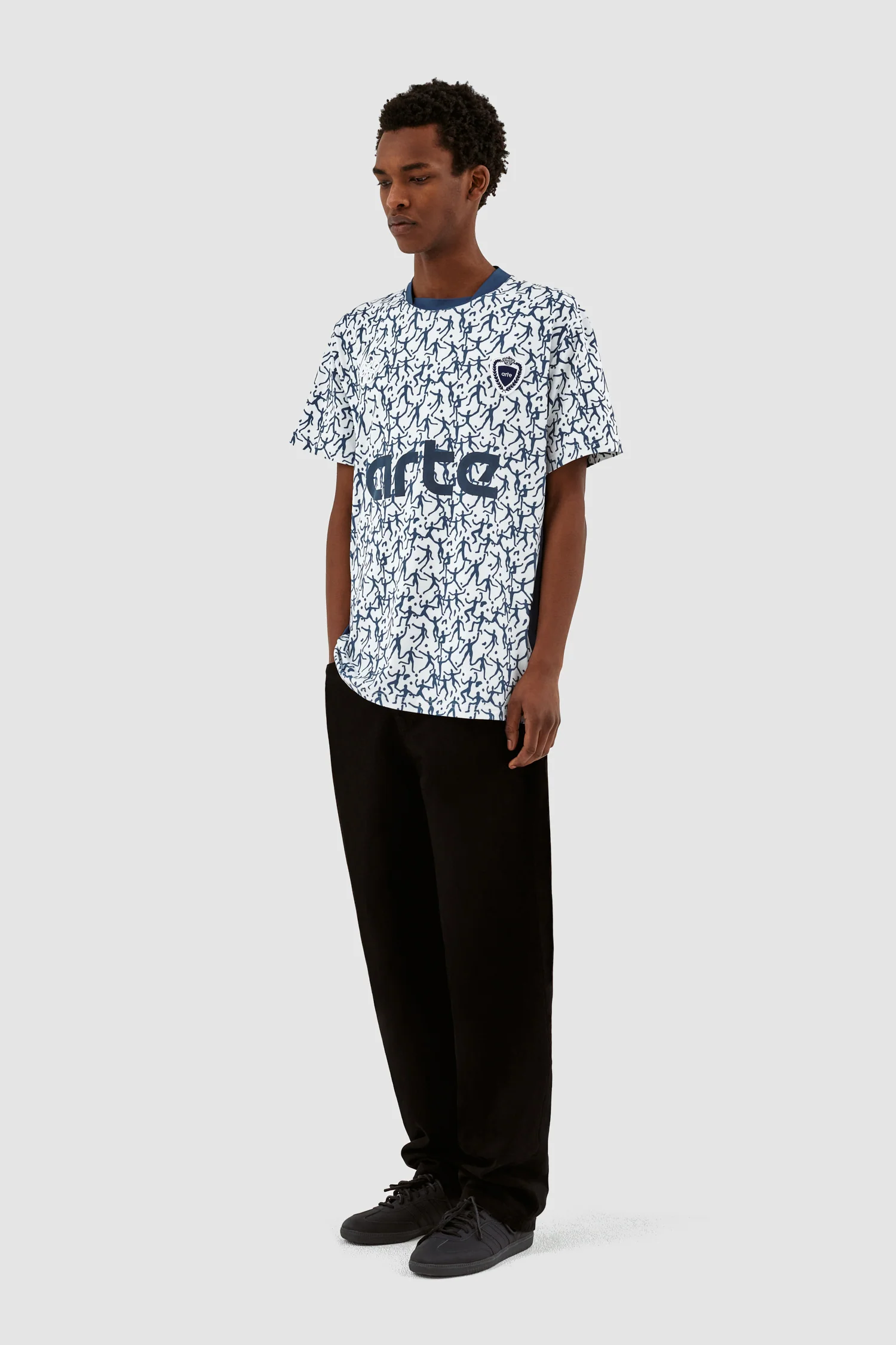 Chemise Silvester - Blanc/Marine - Image 5