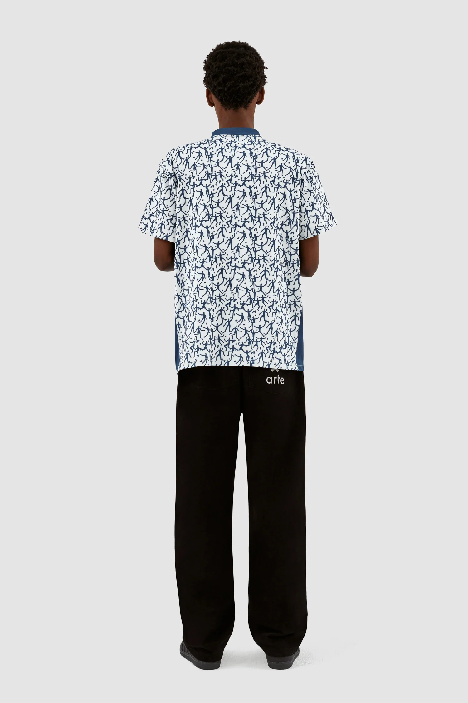 Chemise Silvester - Blanc/Marine - Image 6