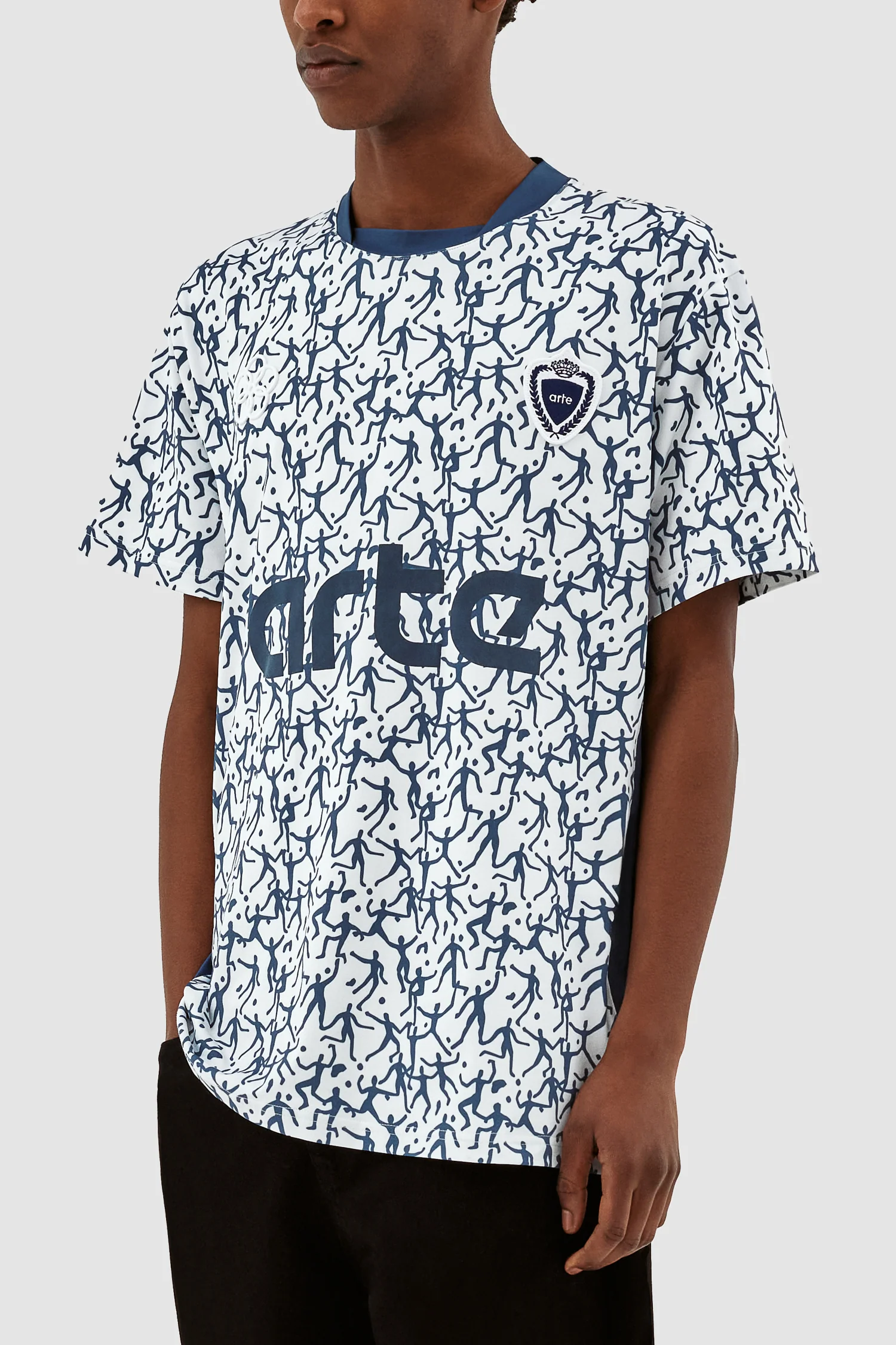 Chemise Silvester - Blanc/Marine - Image 7