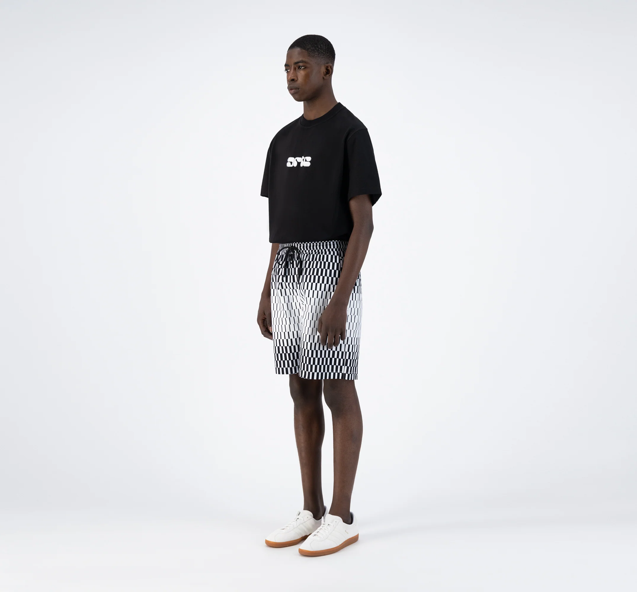 Short Soto Retan - Noir/Blanc - Image 5