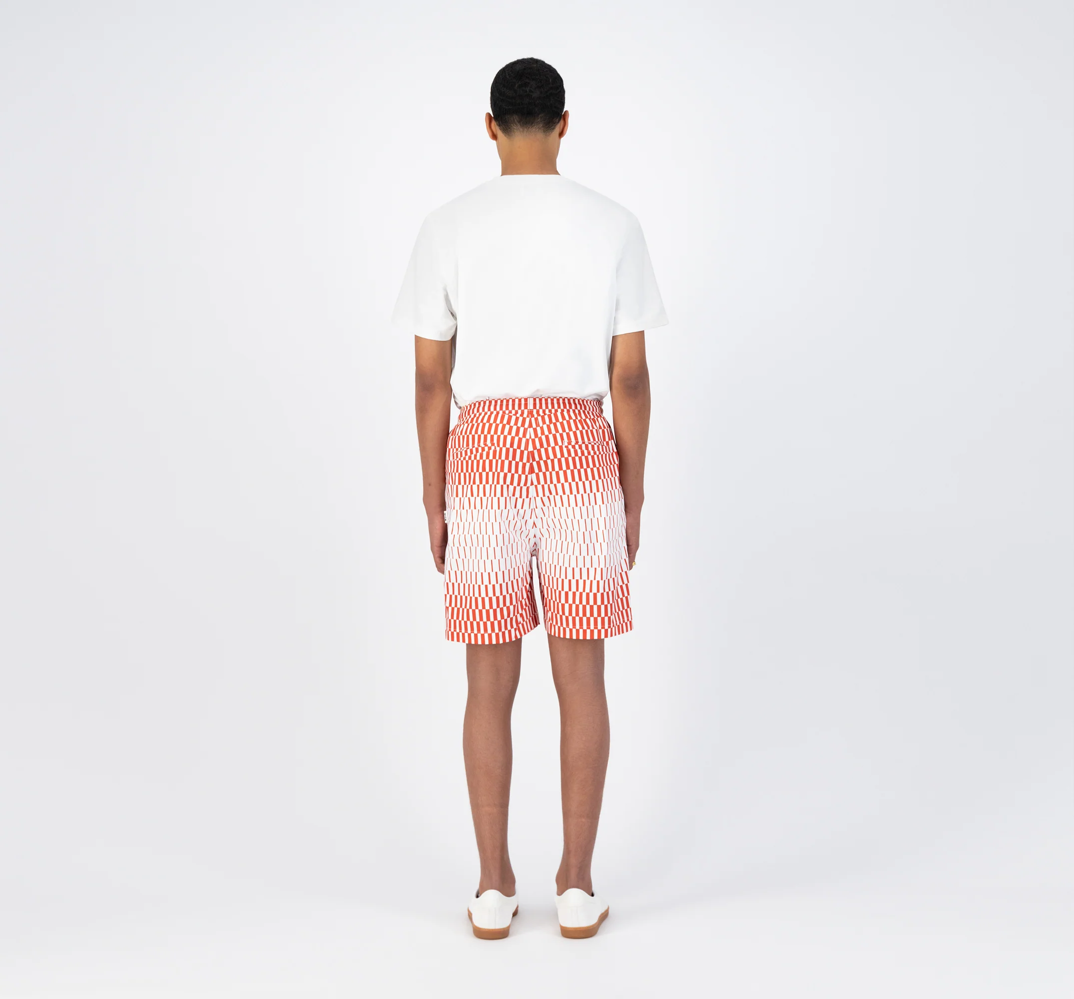 Short Soto Retan - Rouge/Blanc - Image 6