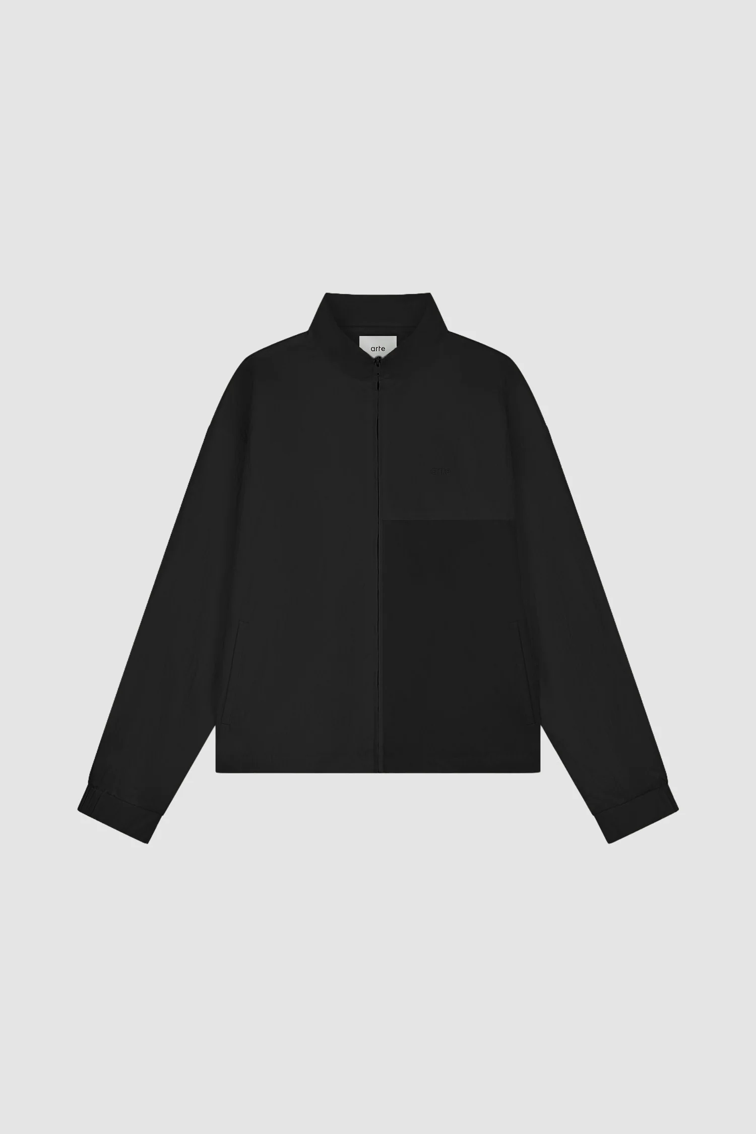 Veste de survêtement carrée - Noir - Image 9