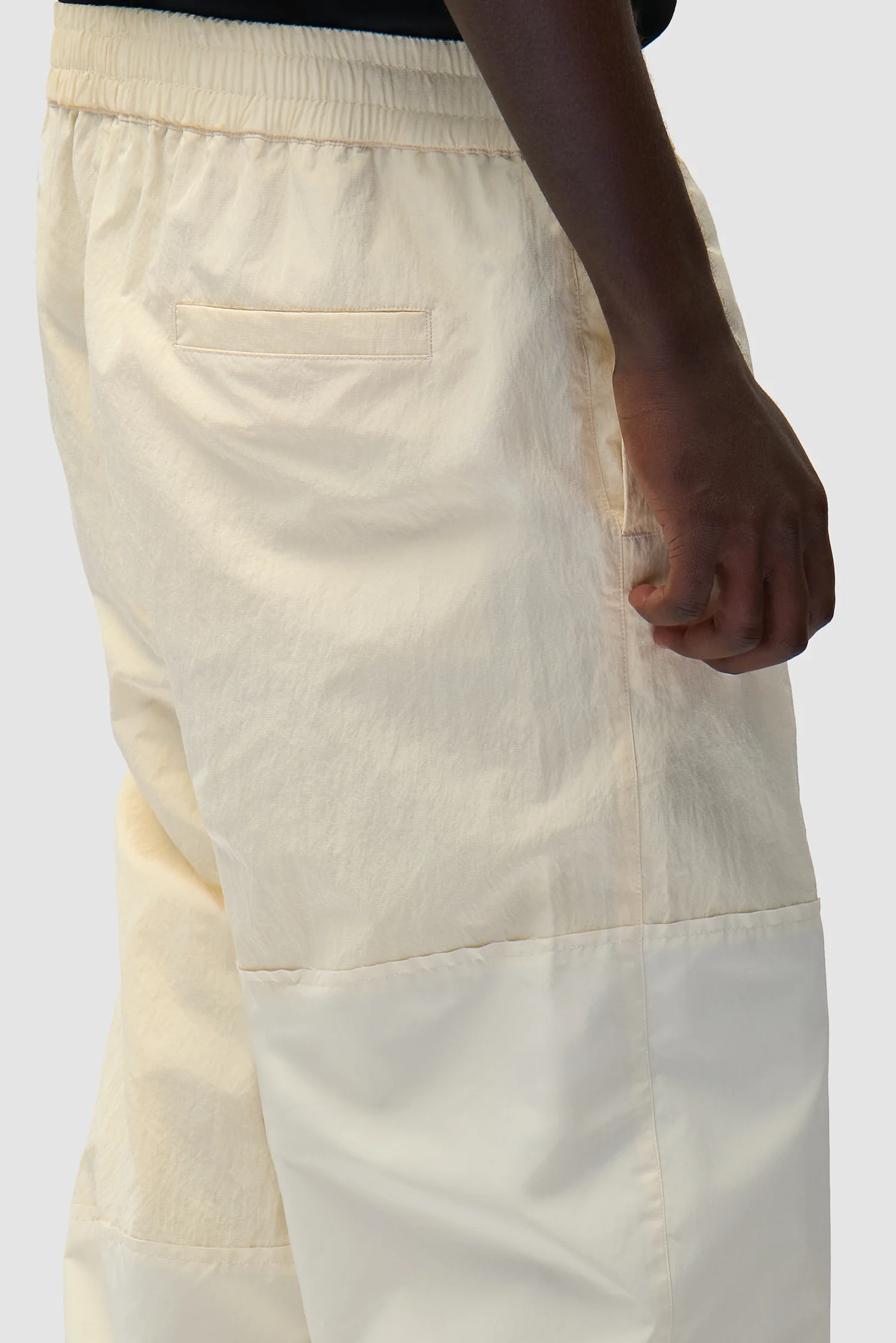 Pantalon de survêtement carré - Crème - Image 9