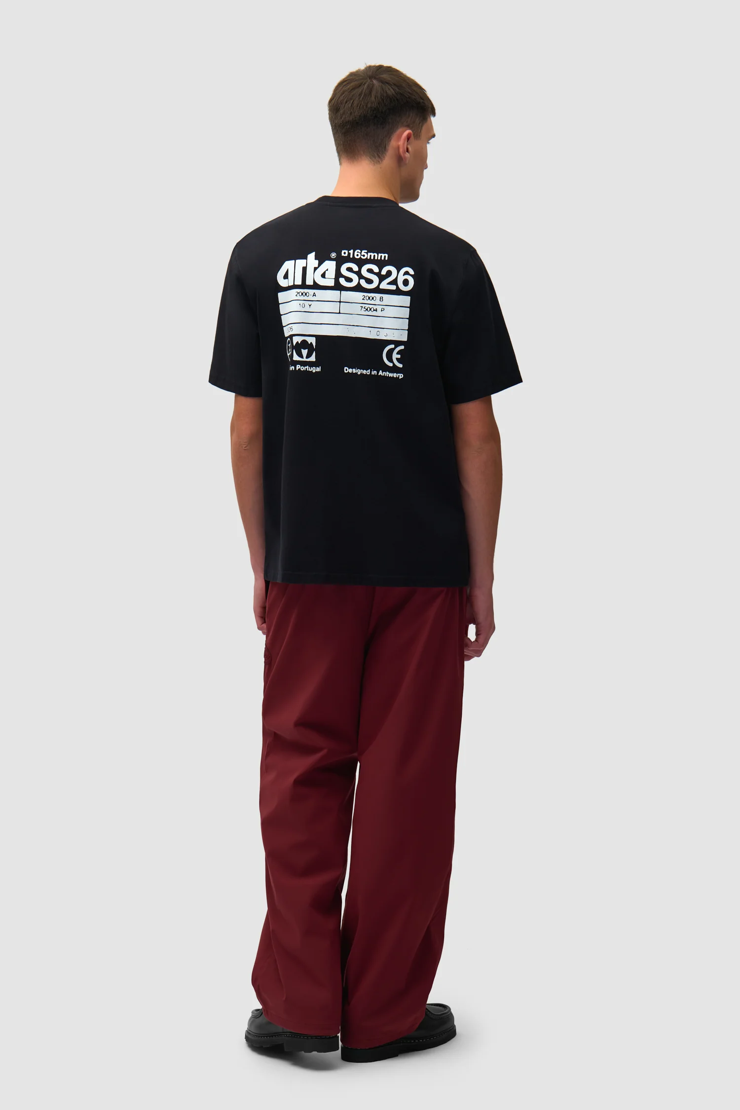 T-shirt SS26 Back - Noir - Image 5