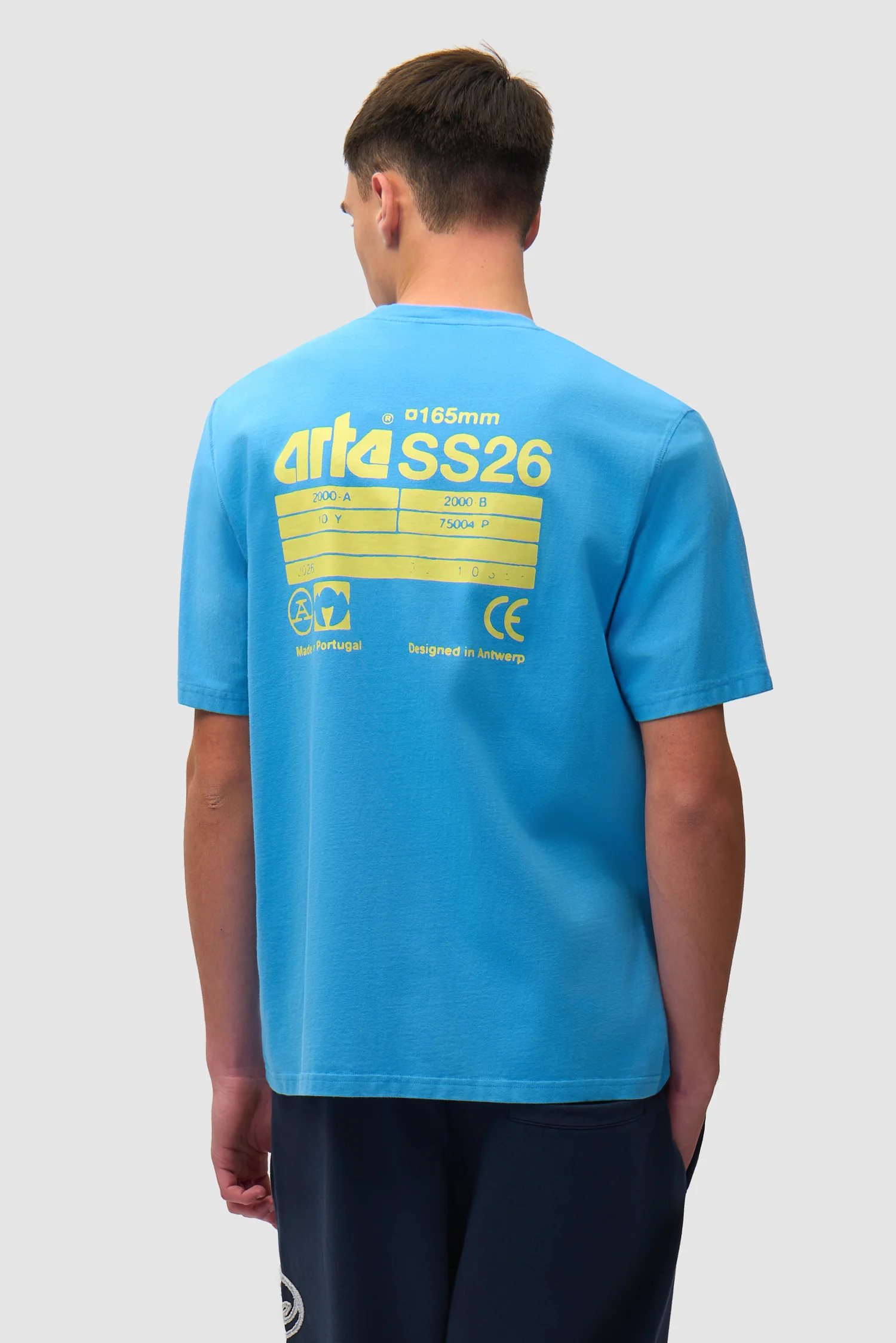T-shirt SS26 Back - Bleu - Image 2