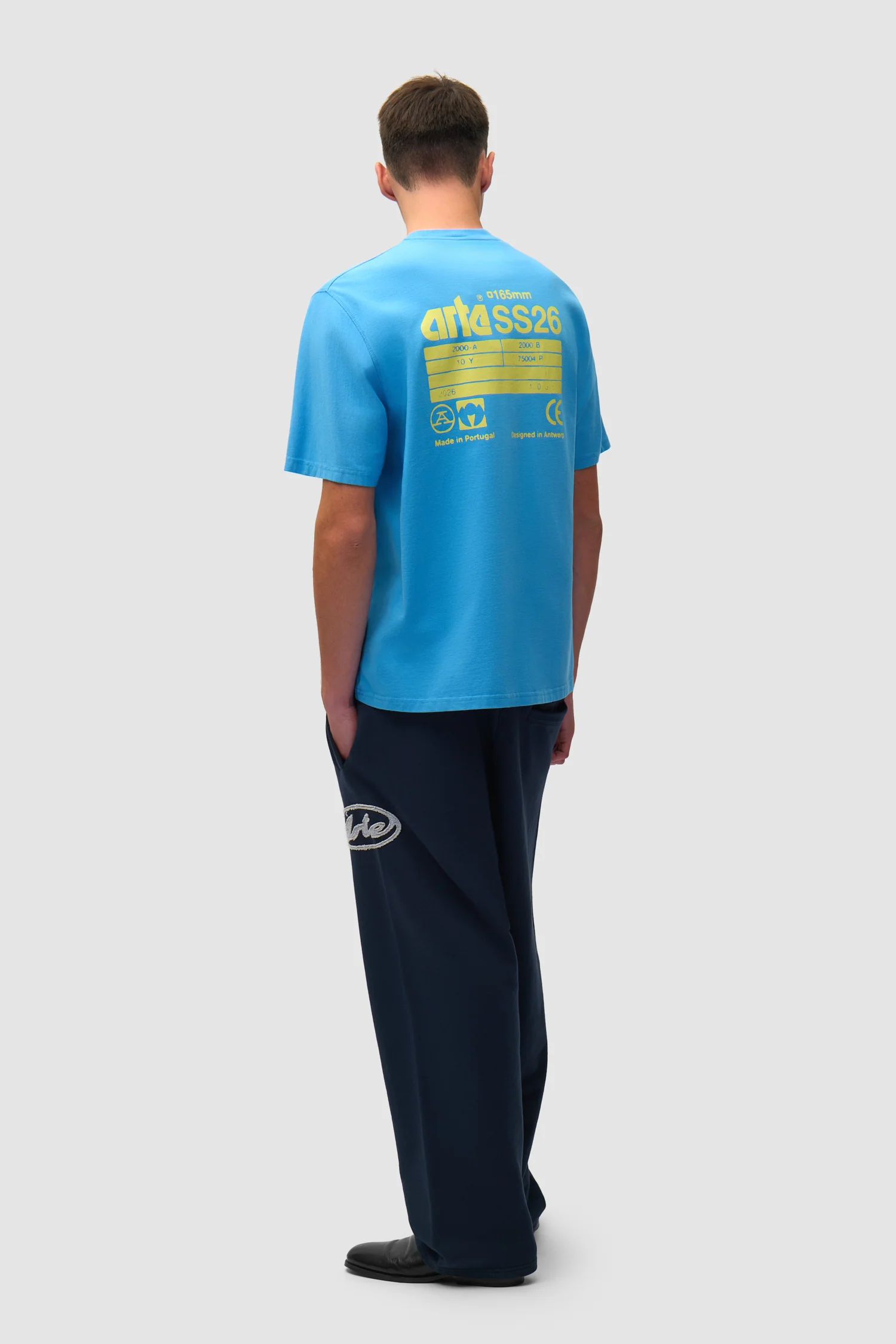 T-shirt SS26 Back - Bleu - Image 4