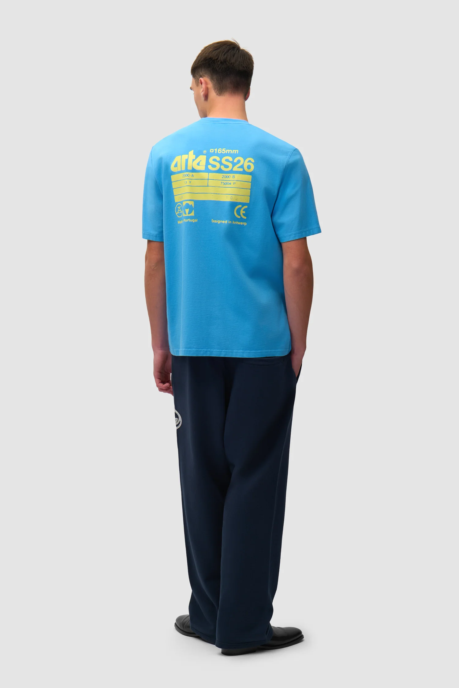 T-shirt SS26 Back - Bleu - Image 5