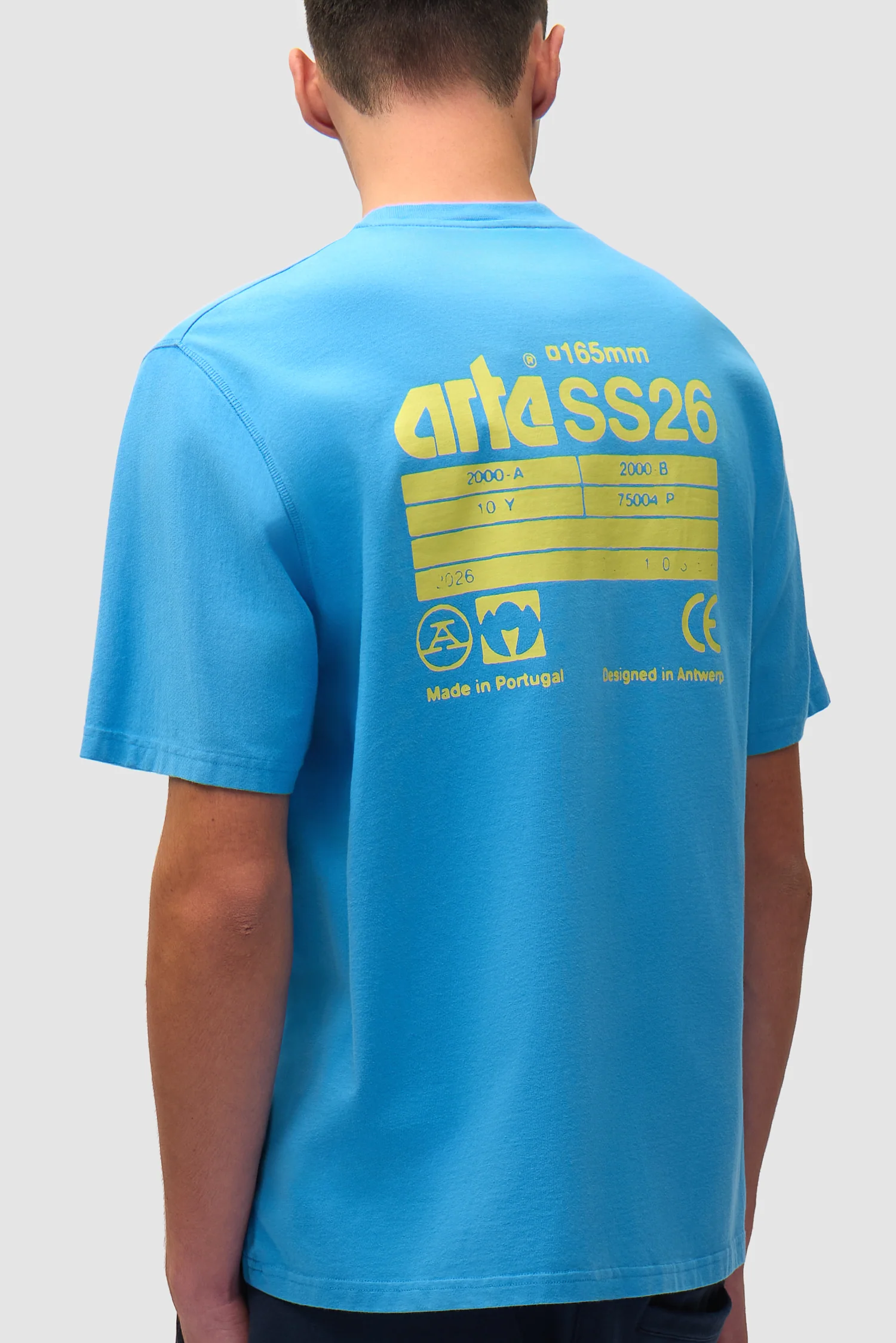T-shirt SS26 Back - Bleu - Image 7