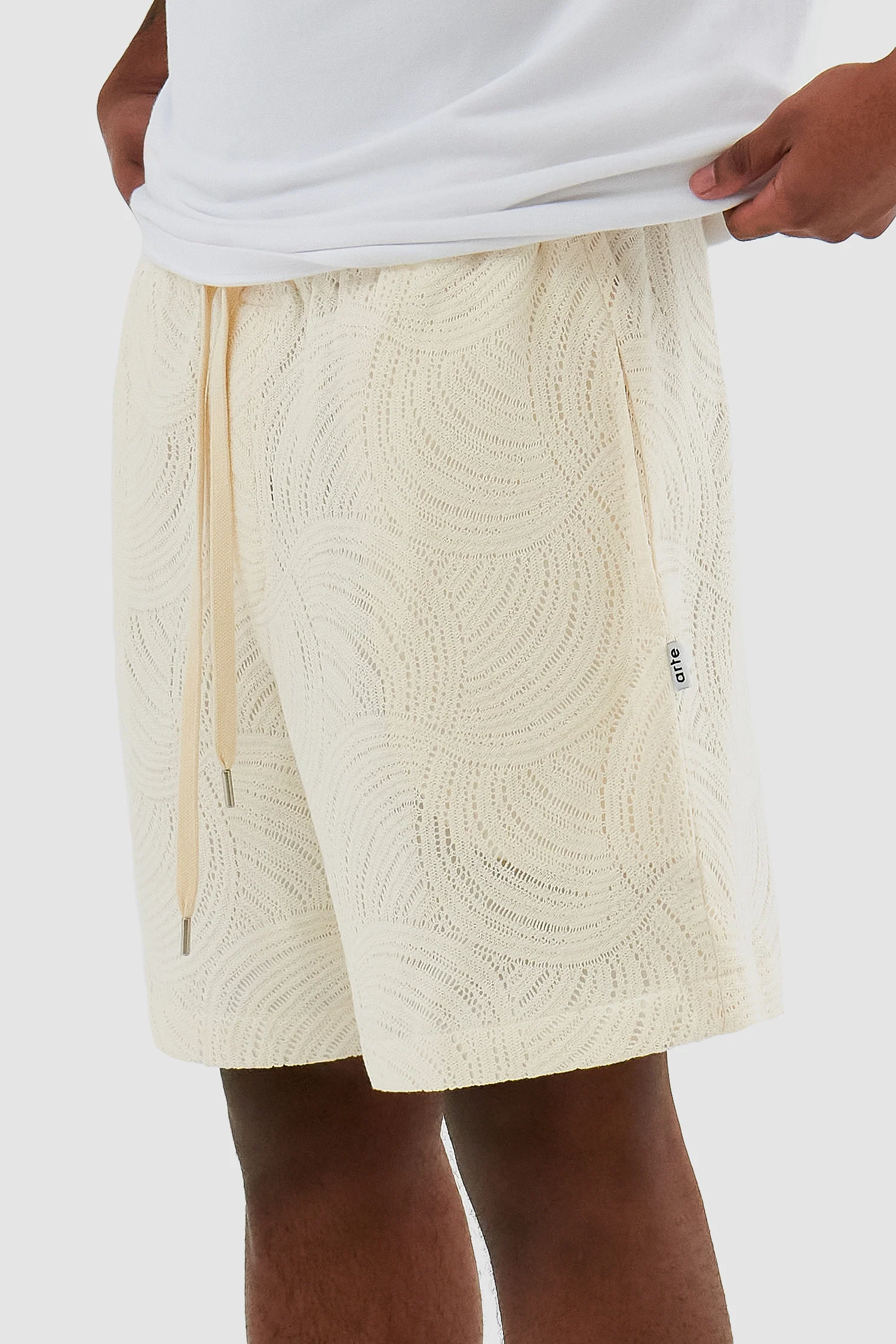 Short Stan Croche - Crème - Image 8