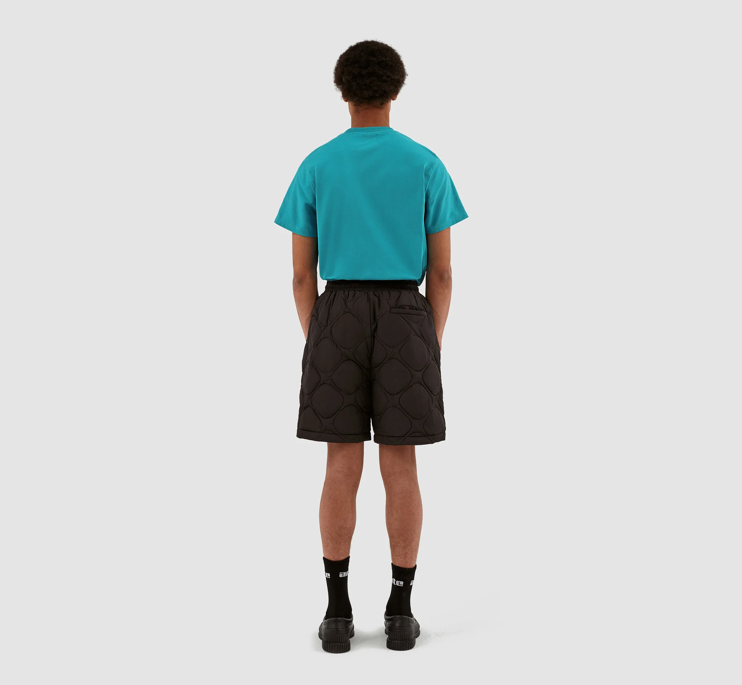 Short matelassé Steiner - Noir - Image 7