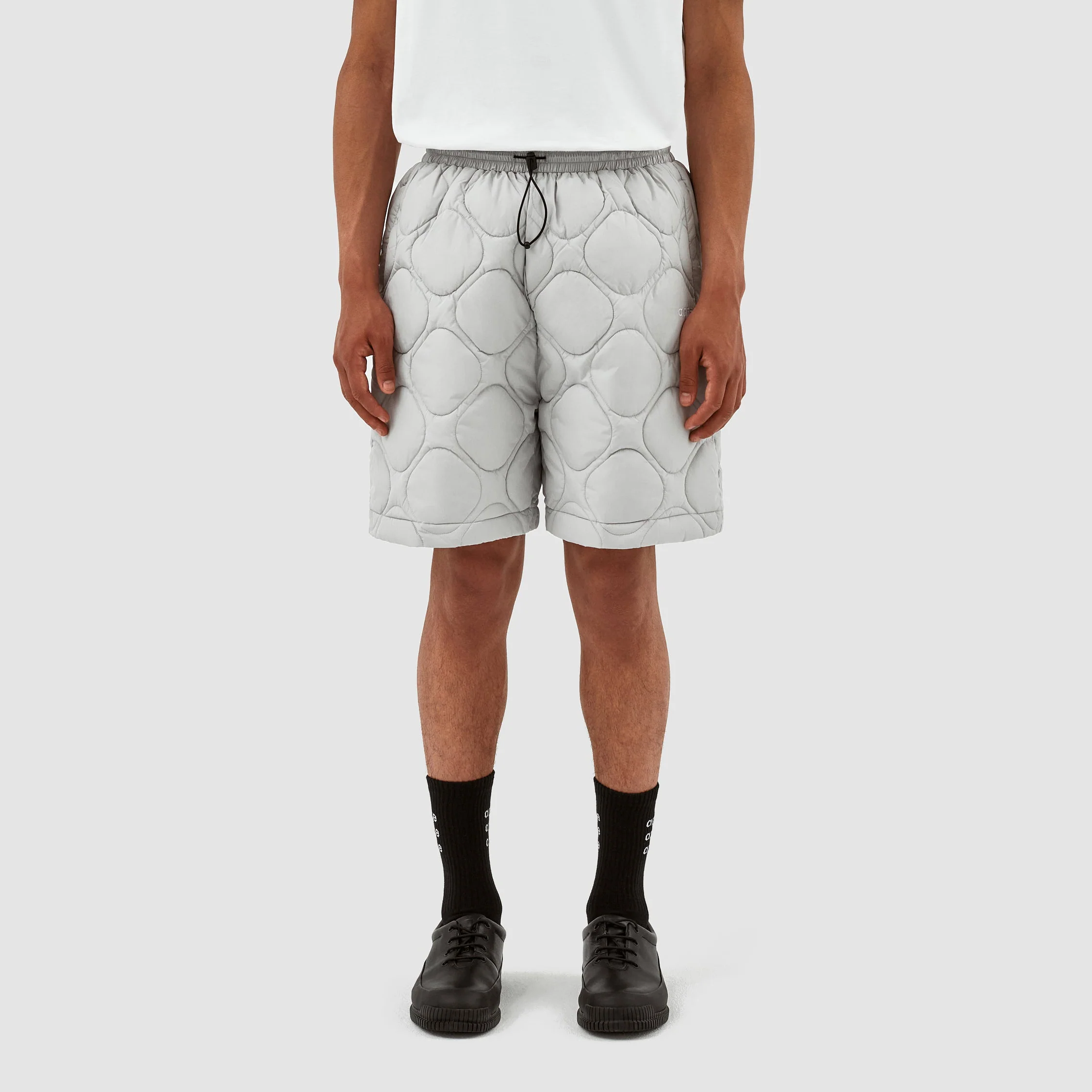 Short matelassé Steiner - Gris clair