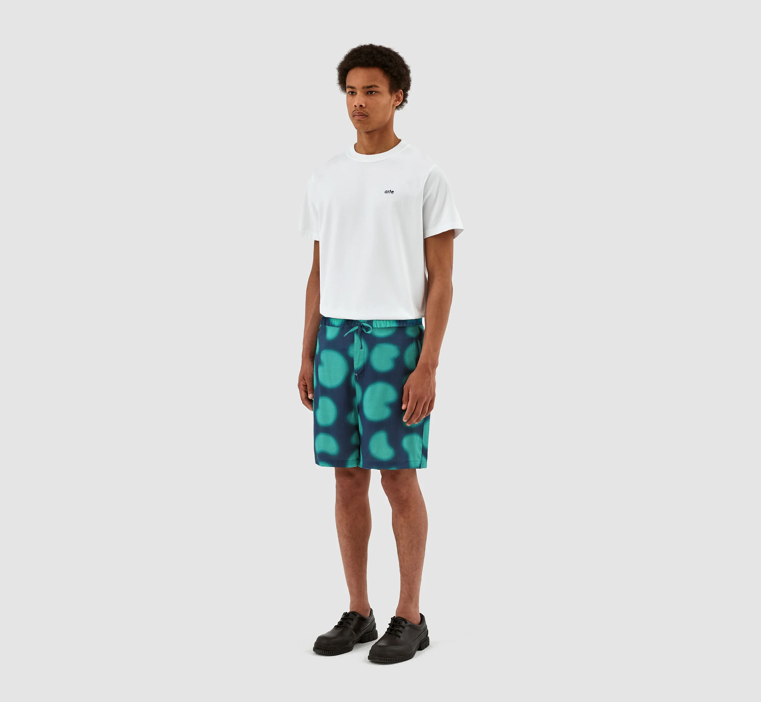 Short imprimé Stolp - Marine/Vert - Image 6