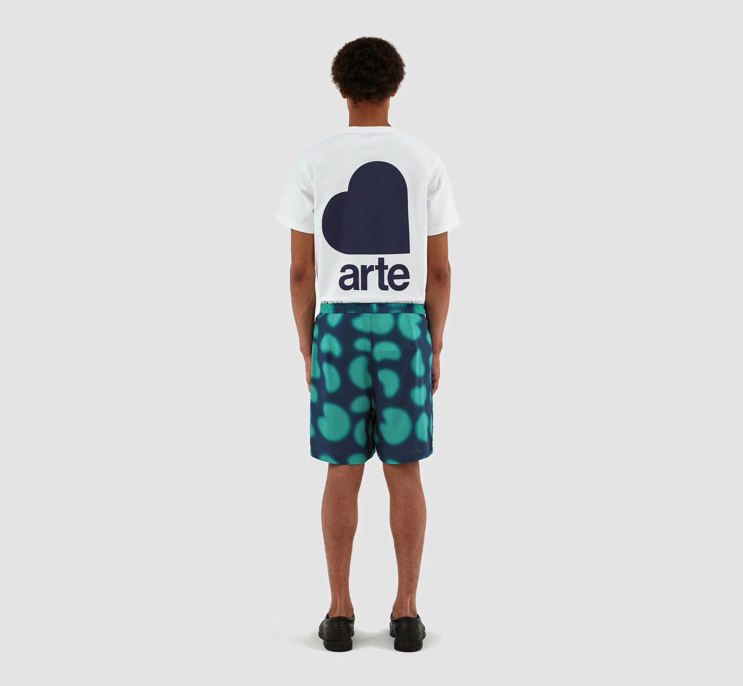 Short imprimé Stolp - Marine/Vert - Image 7