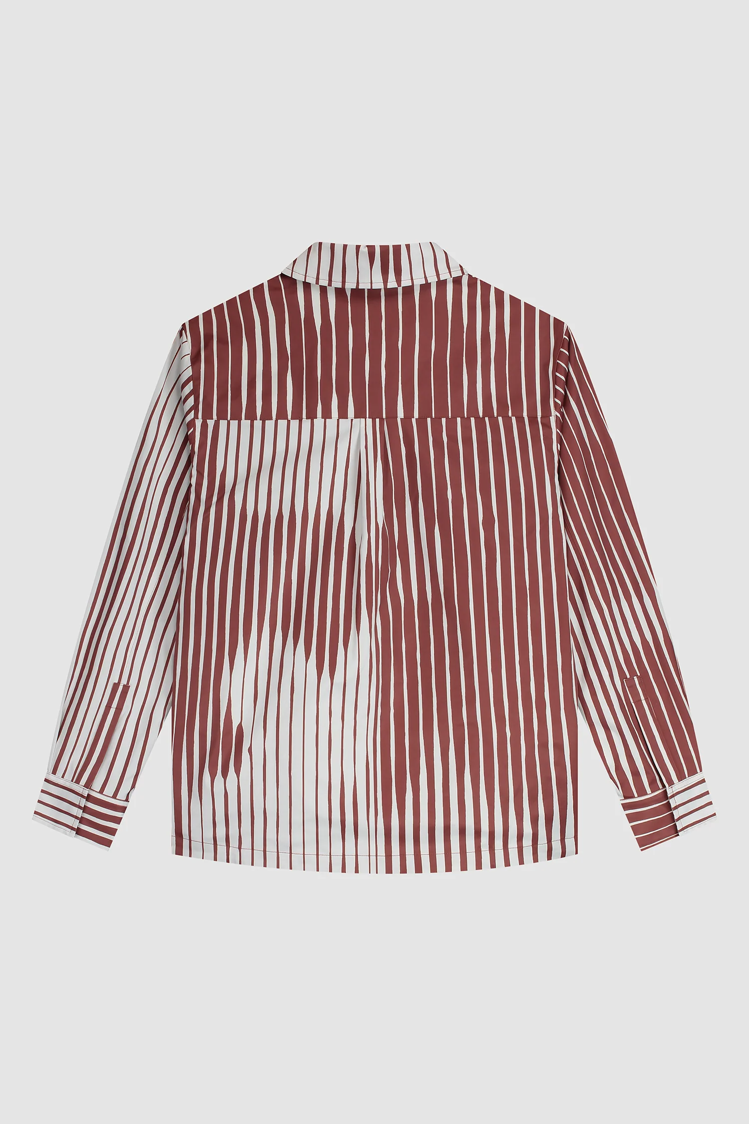 Chemise rayée - Orange/White - Image 9