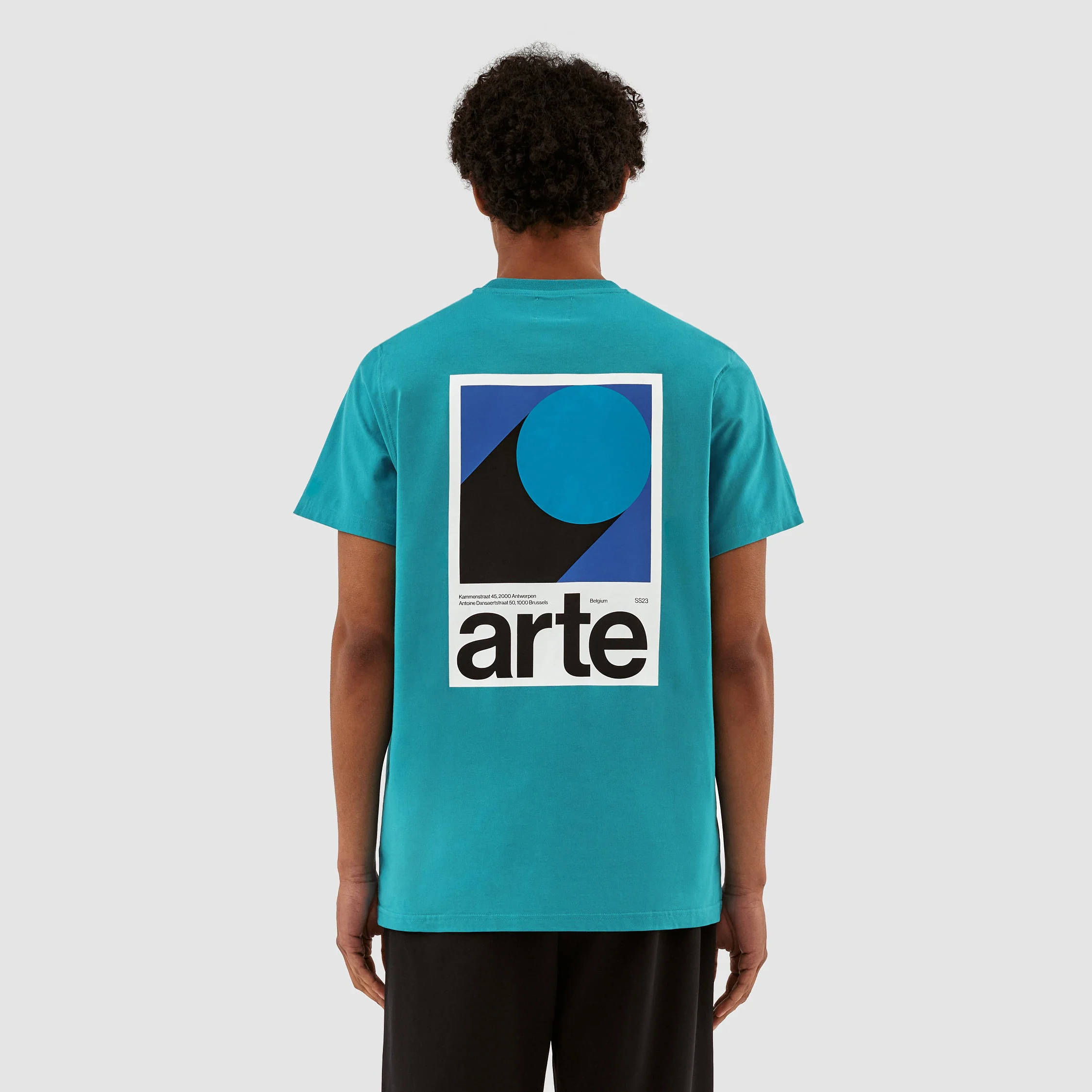 T-shirt imprimé Taut Back B - Bleu lac