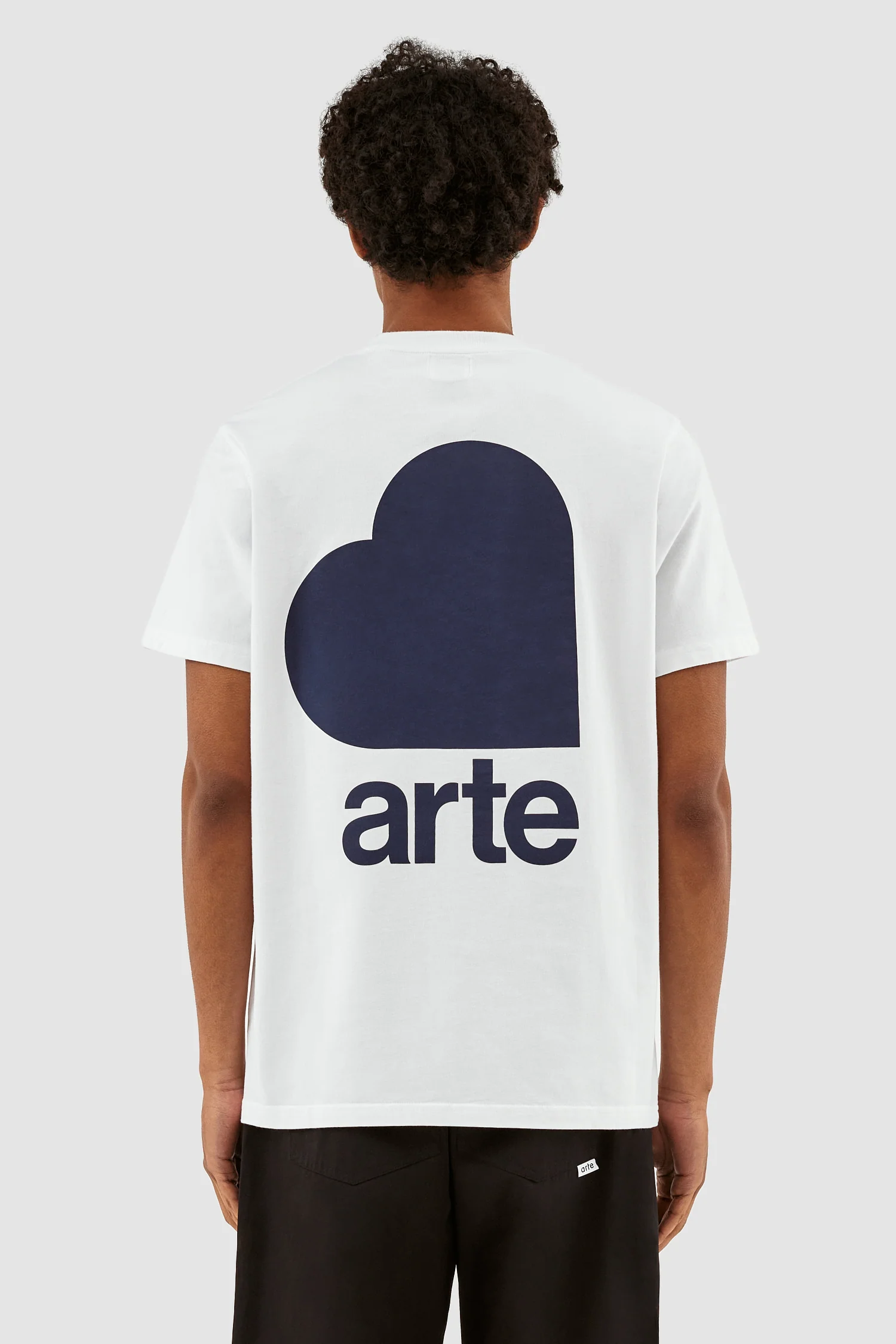 Taut Back Heart T-shirt - Blanc - Image 2
