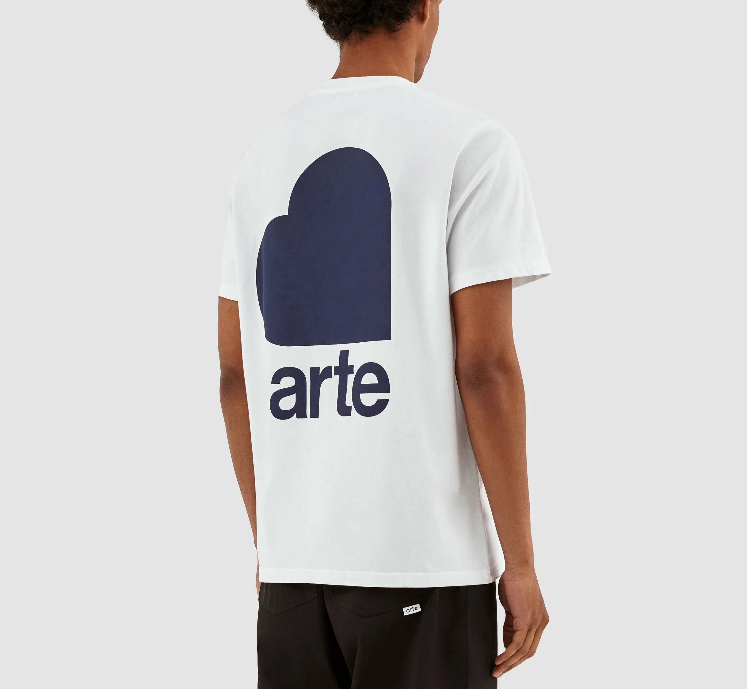 Taut Back Heart T-shirt - Blanc - Image 4