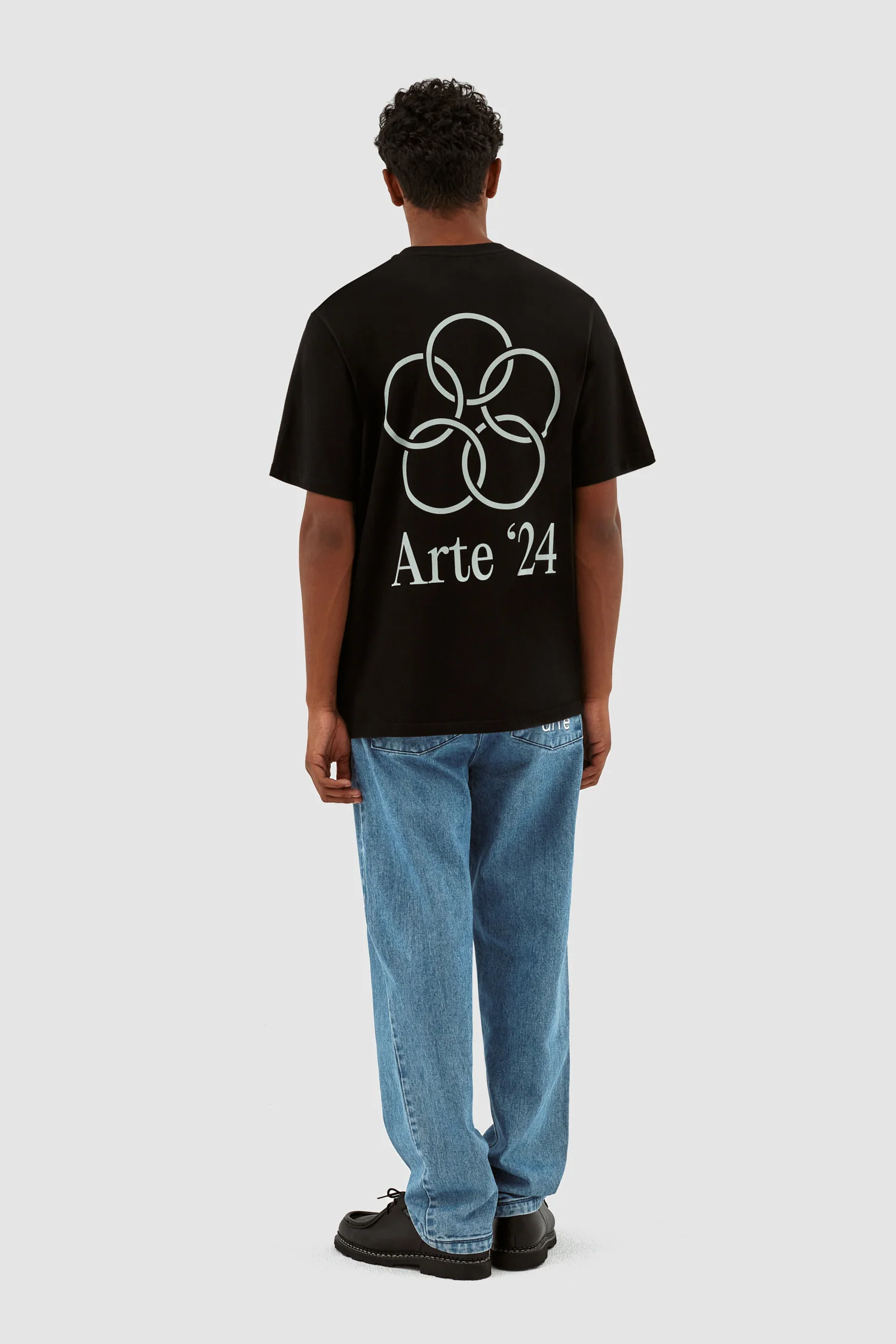 Teo - T-shirt avec anneaux au dos - Noir - Image 4