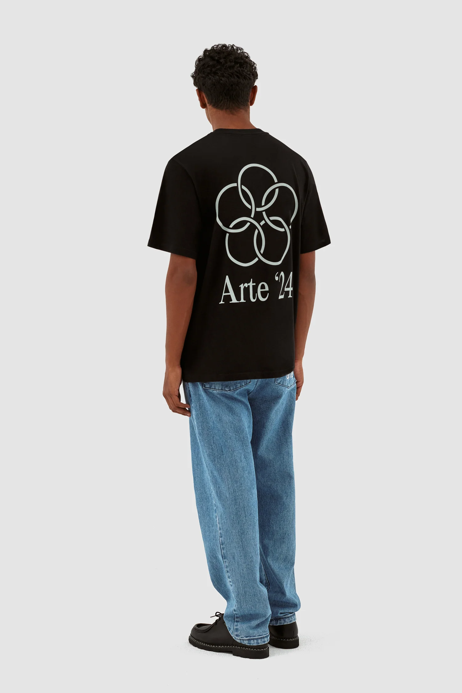 Teo - T-shirt avec anneaux au dos - Noir - Image 5