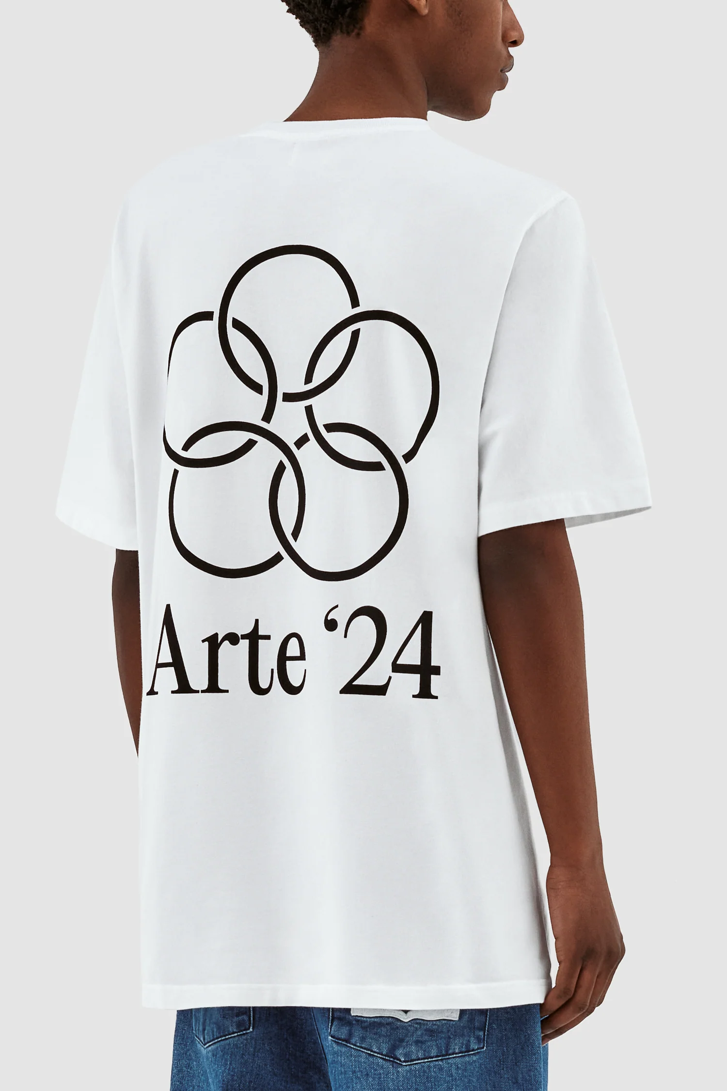 Teo Back Rings T-shirt - Blanc - Image 7
