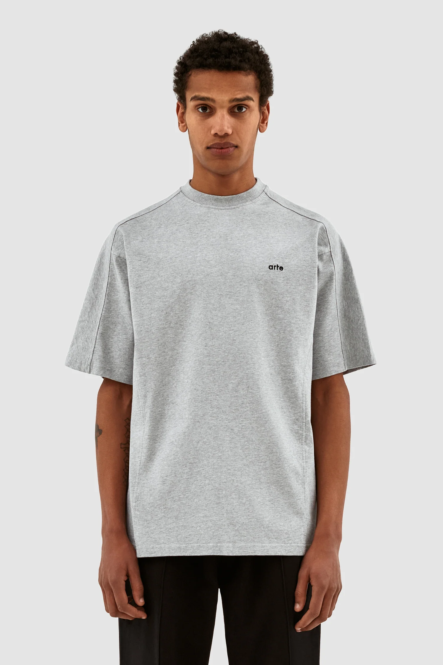 T-shirt Theo S Cuts - Gris - Image 2