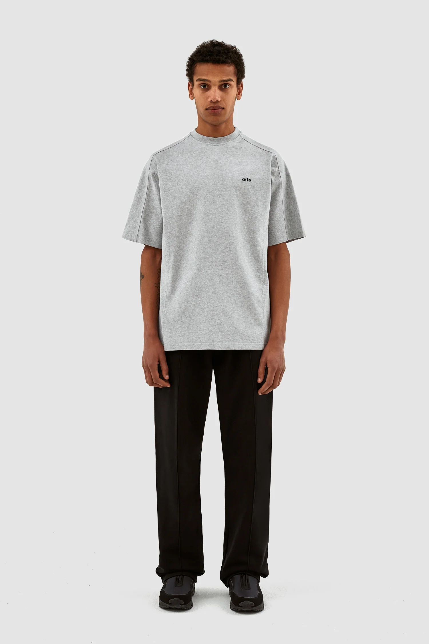 T-shirt Theo S Cuts - Gris - Image 4