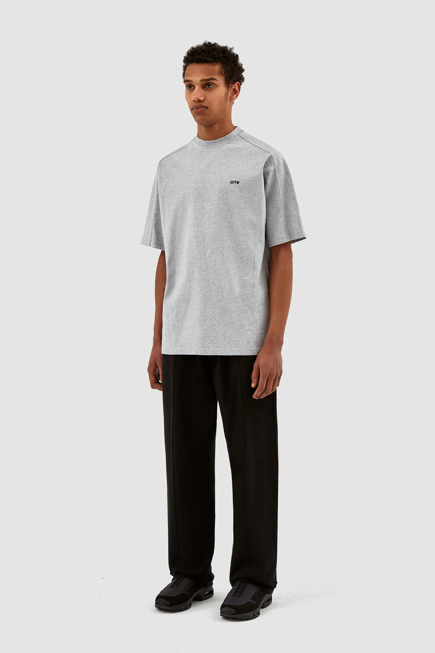 T-shirt Theo S Cuts - Gris - Image 5