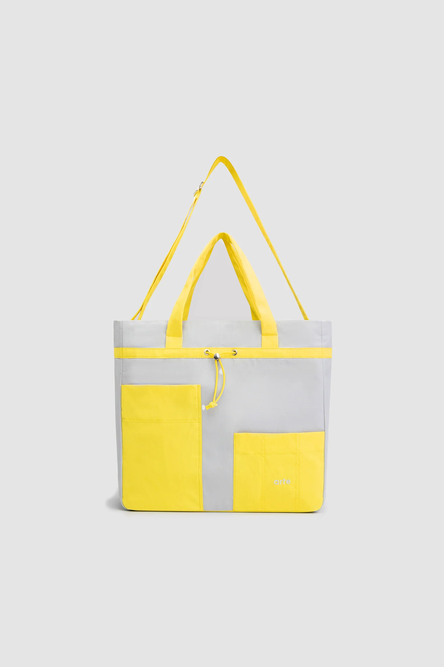Sac fourre-tout Thompson Colorblock - Jaune/Gris - Image 2