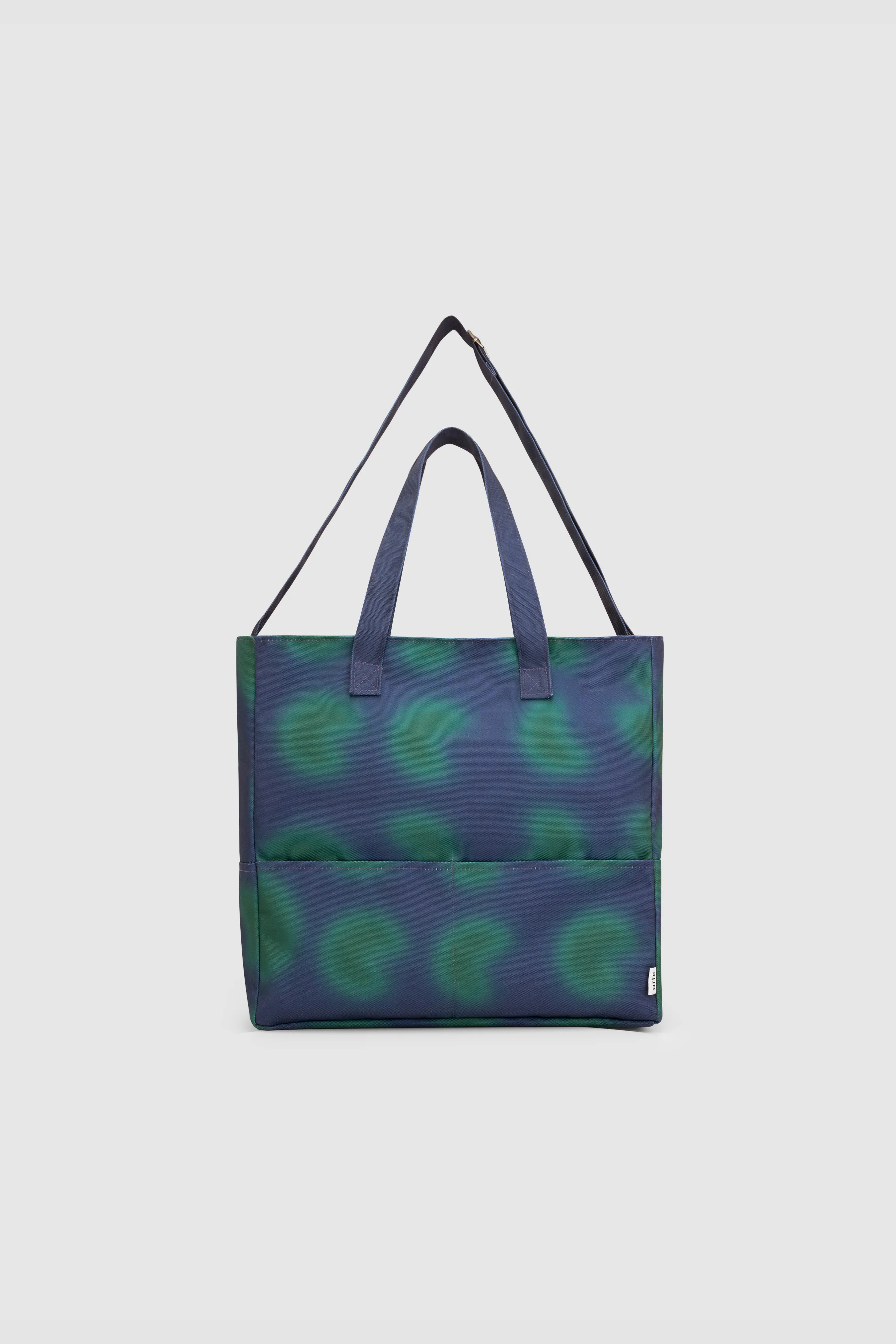 Totebag imprimé Thompson - Marine/Vert - Image 2