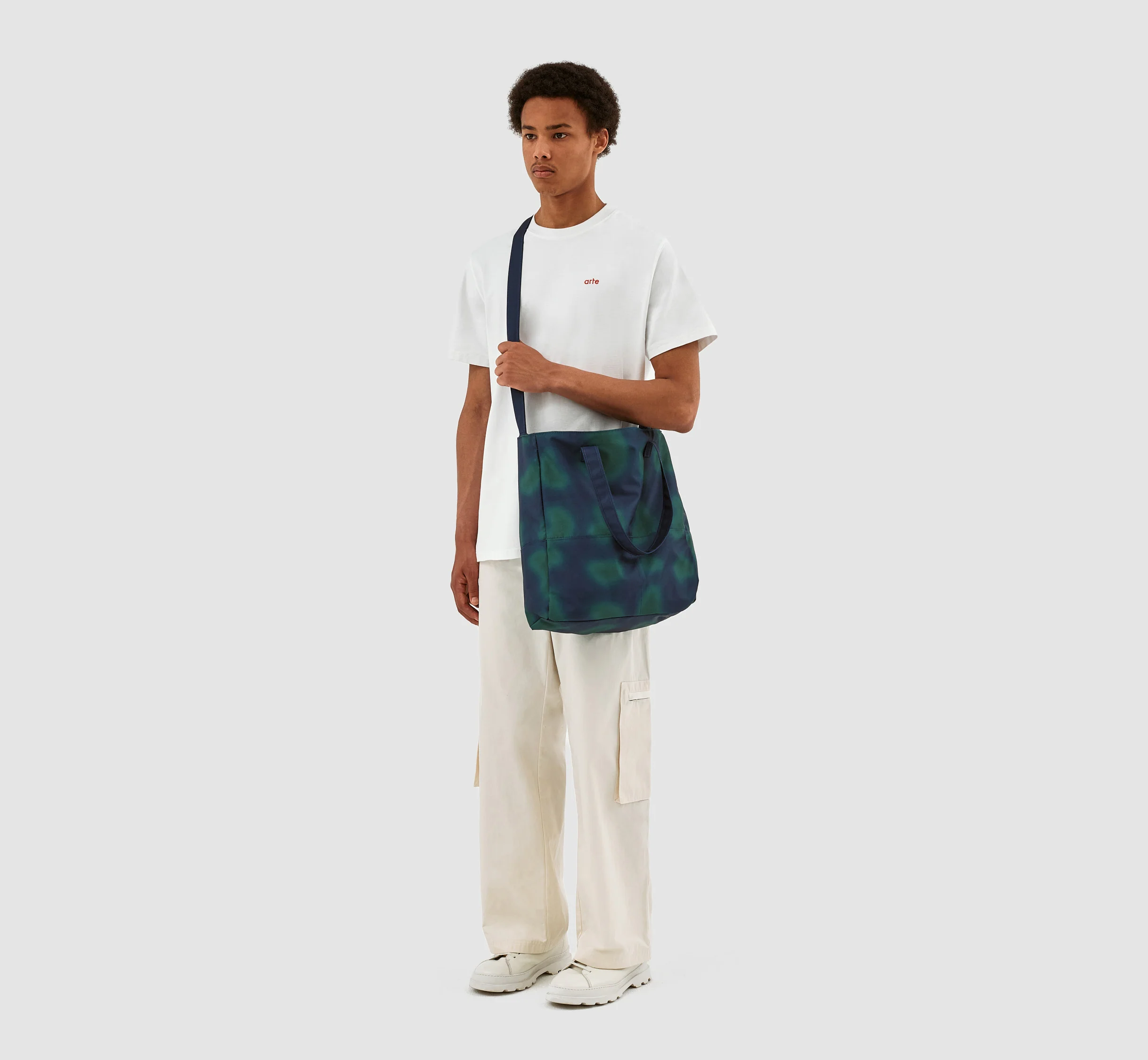 Totebag imprimé Thompson - Marine/Vert - Image 5