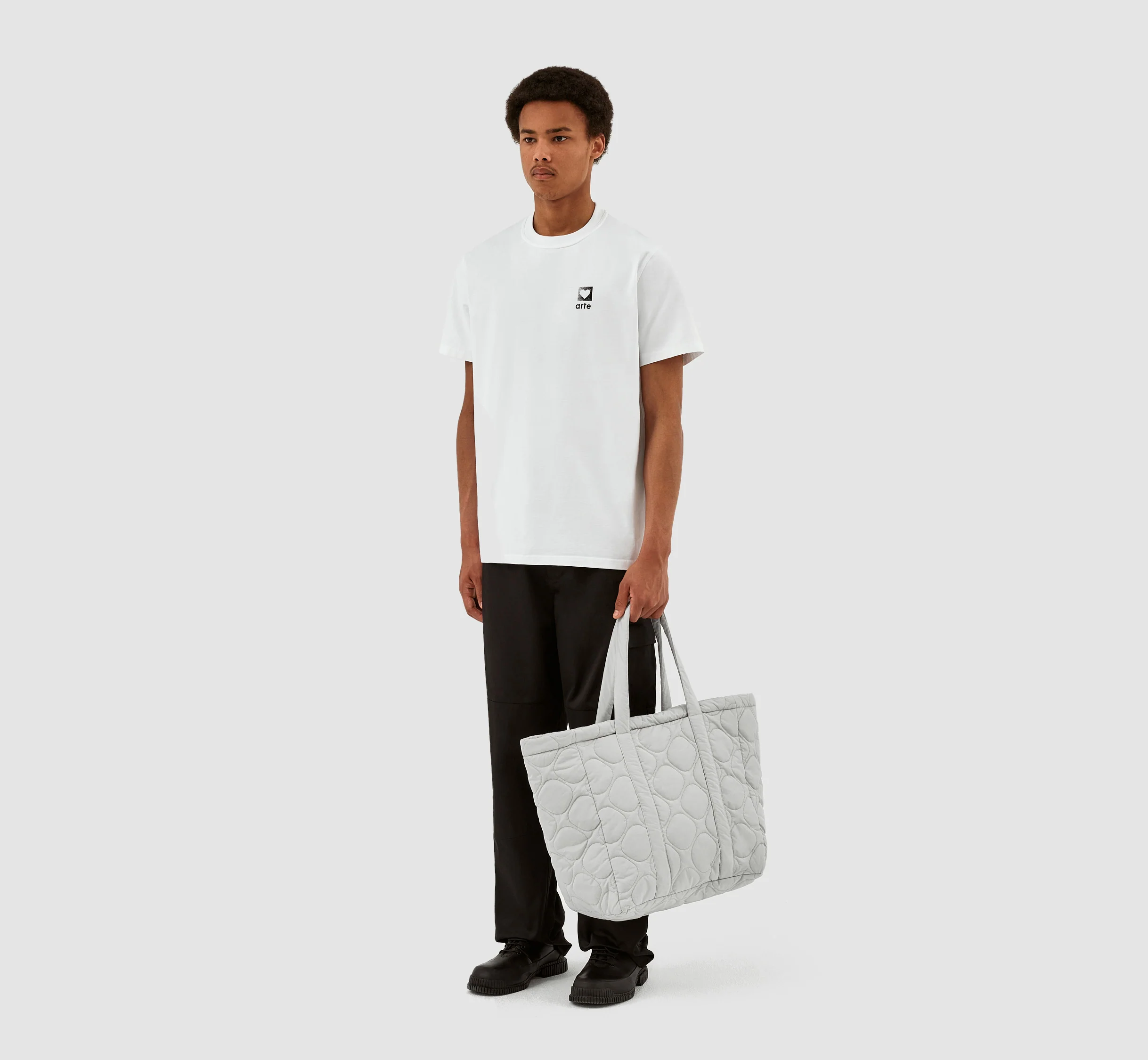 Thompson Totebag matelassé - Gris clair - Image 4