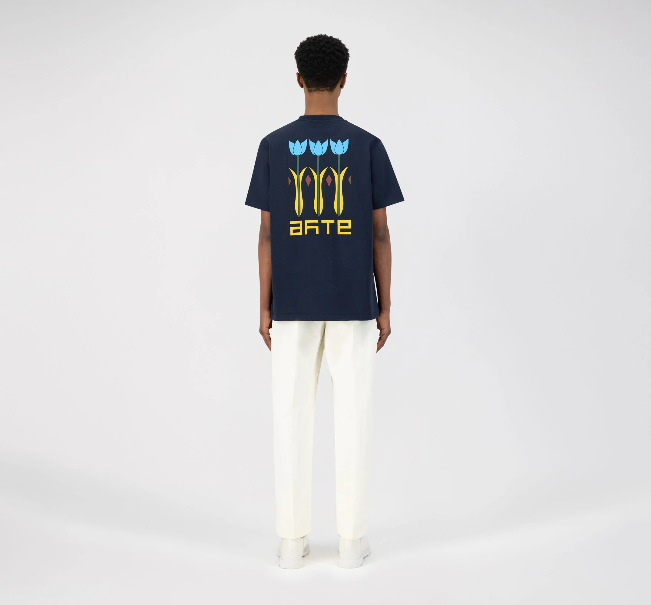 T-shirt Tissot Back Tulip - Marine - Image 3