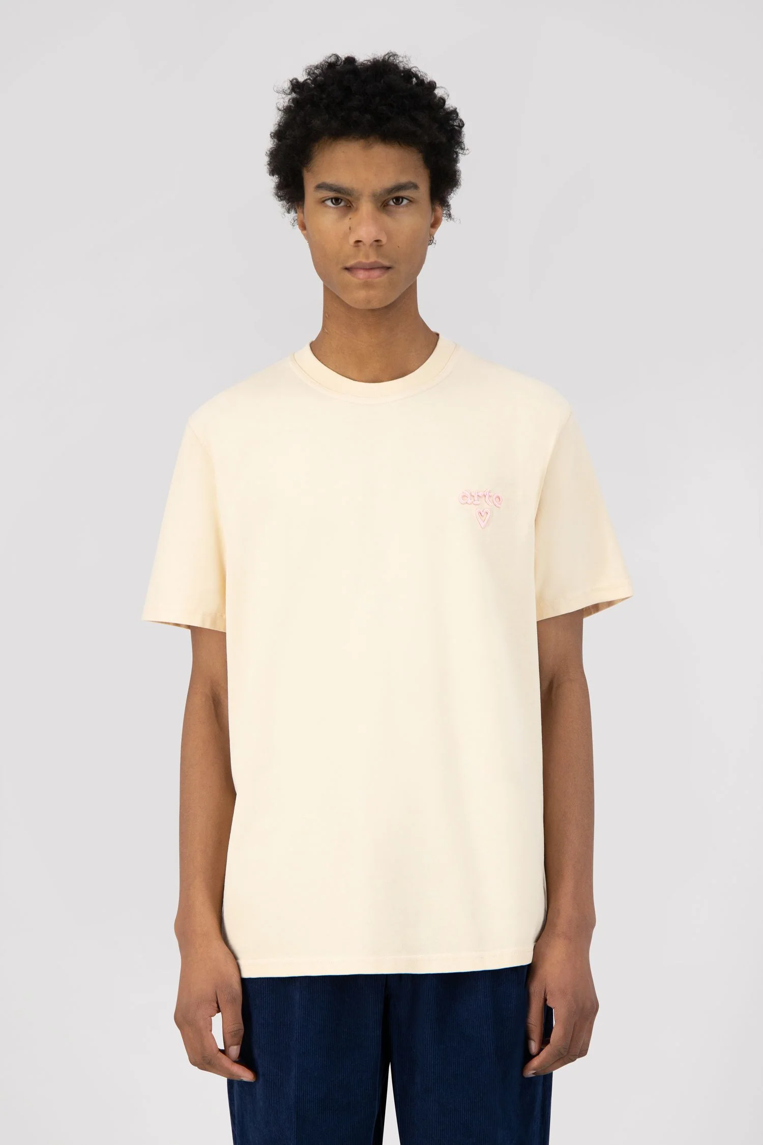 T-shirt Tissot Heart - Creme - Image 2