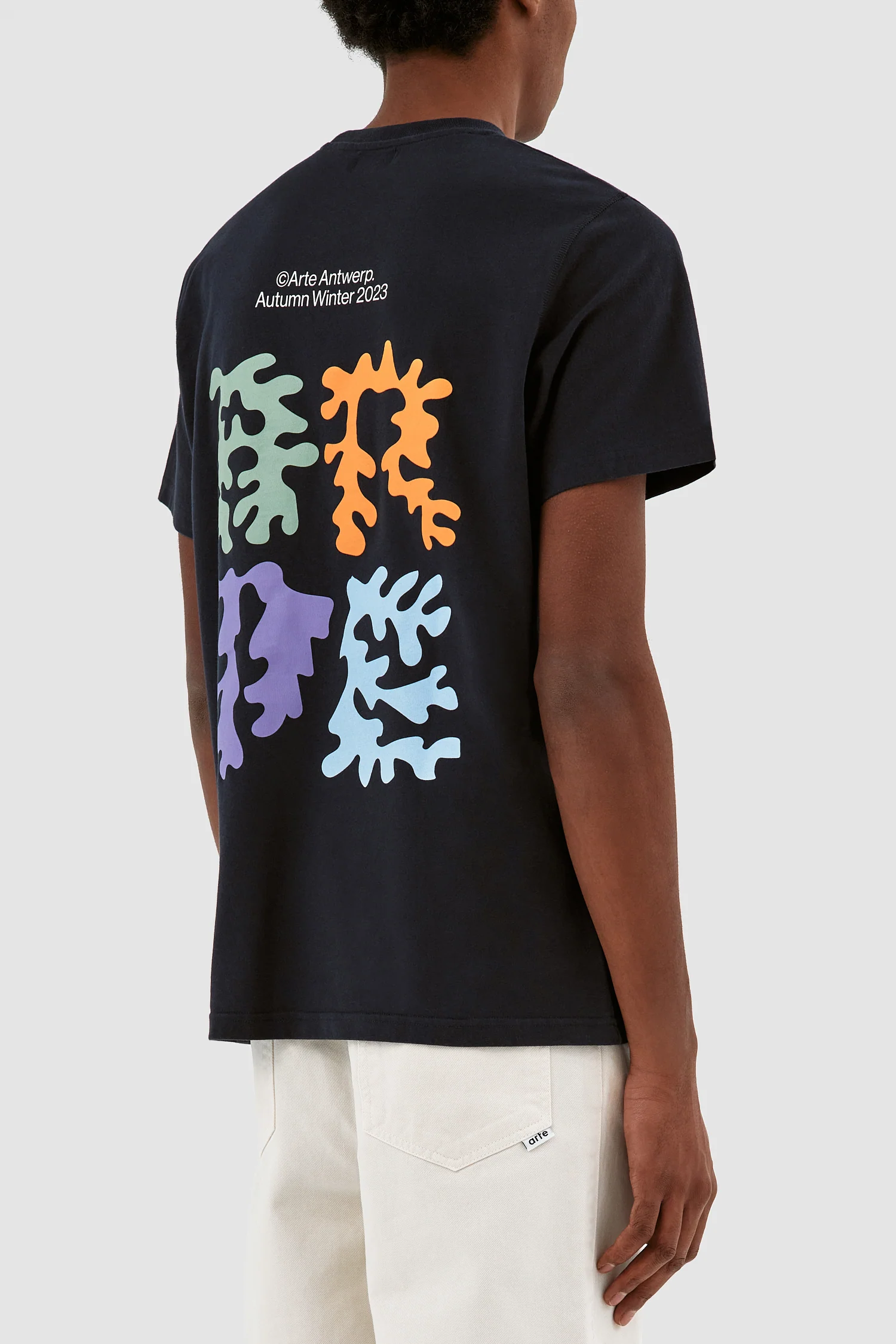 T-shirt Tommy Back Arte - Marine - Image 7