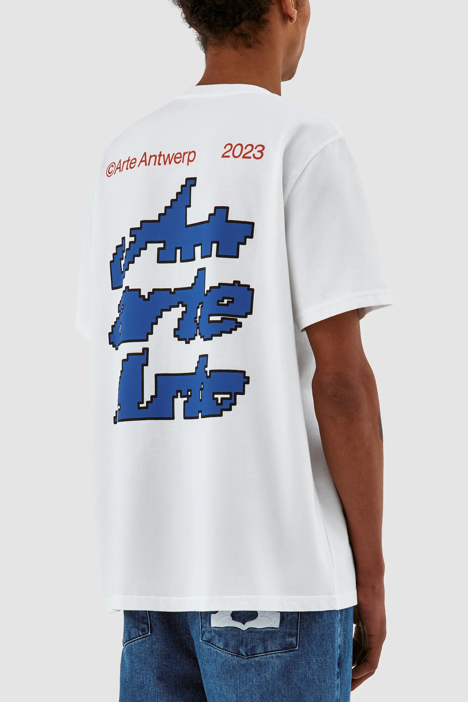 T-shirt Tommy Back Multi - Blanc - Image 6