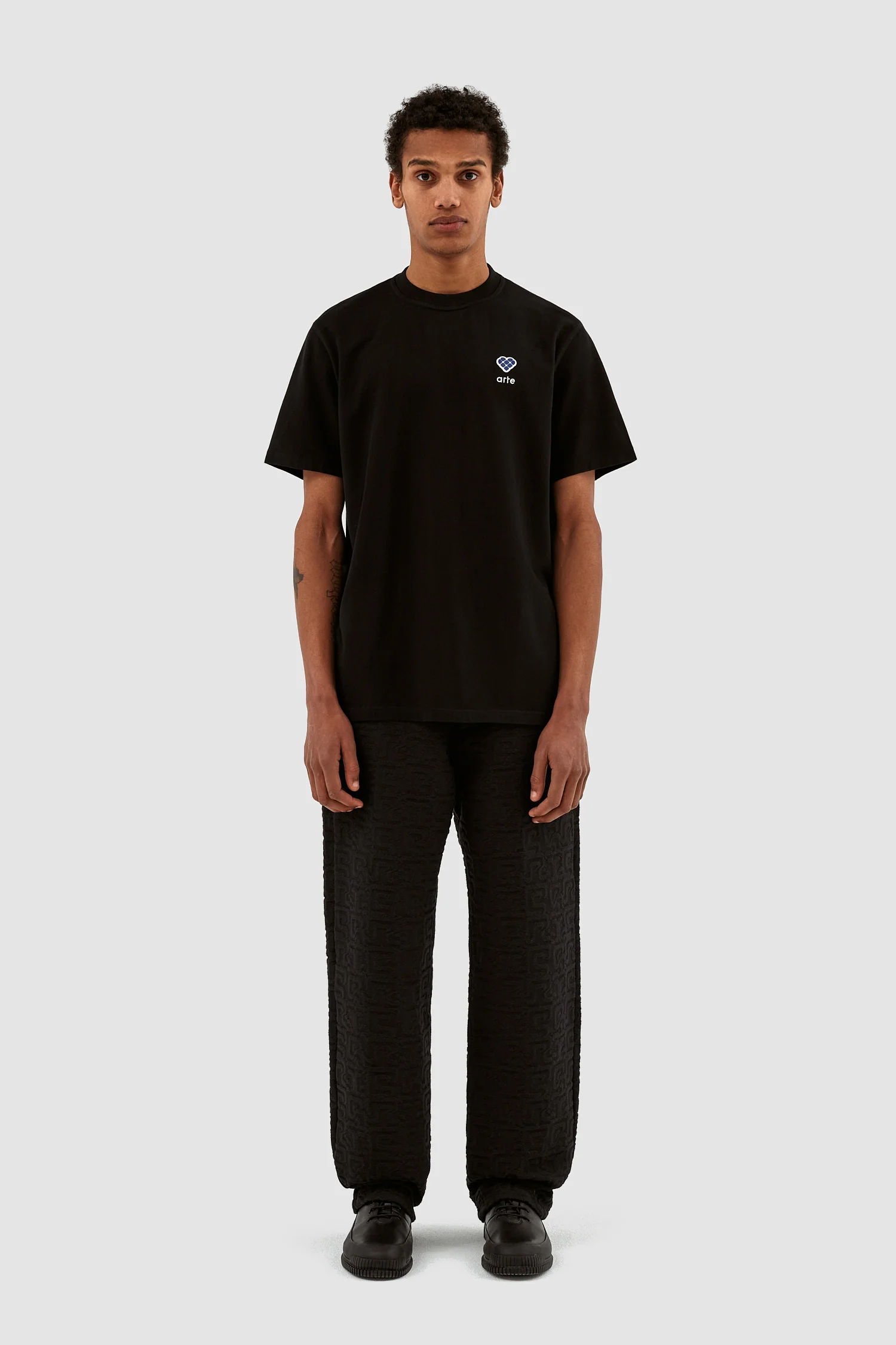 Tommy Heart Patch T-shirt - Noir - Image 3