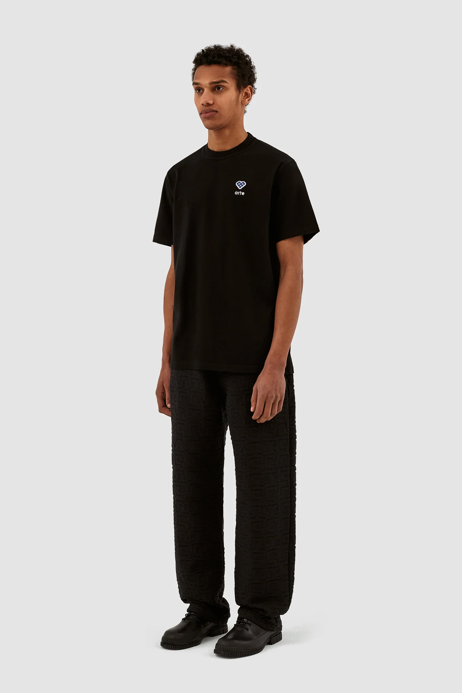 Tommy Heart Patch T-shirt - Noir - Image 4
