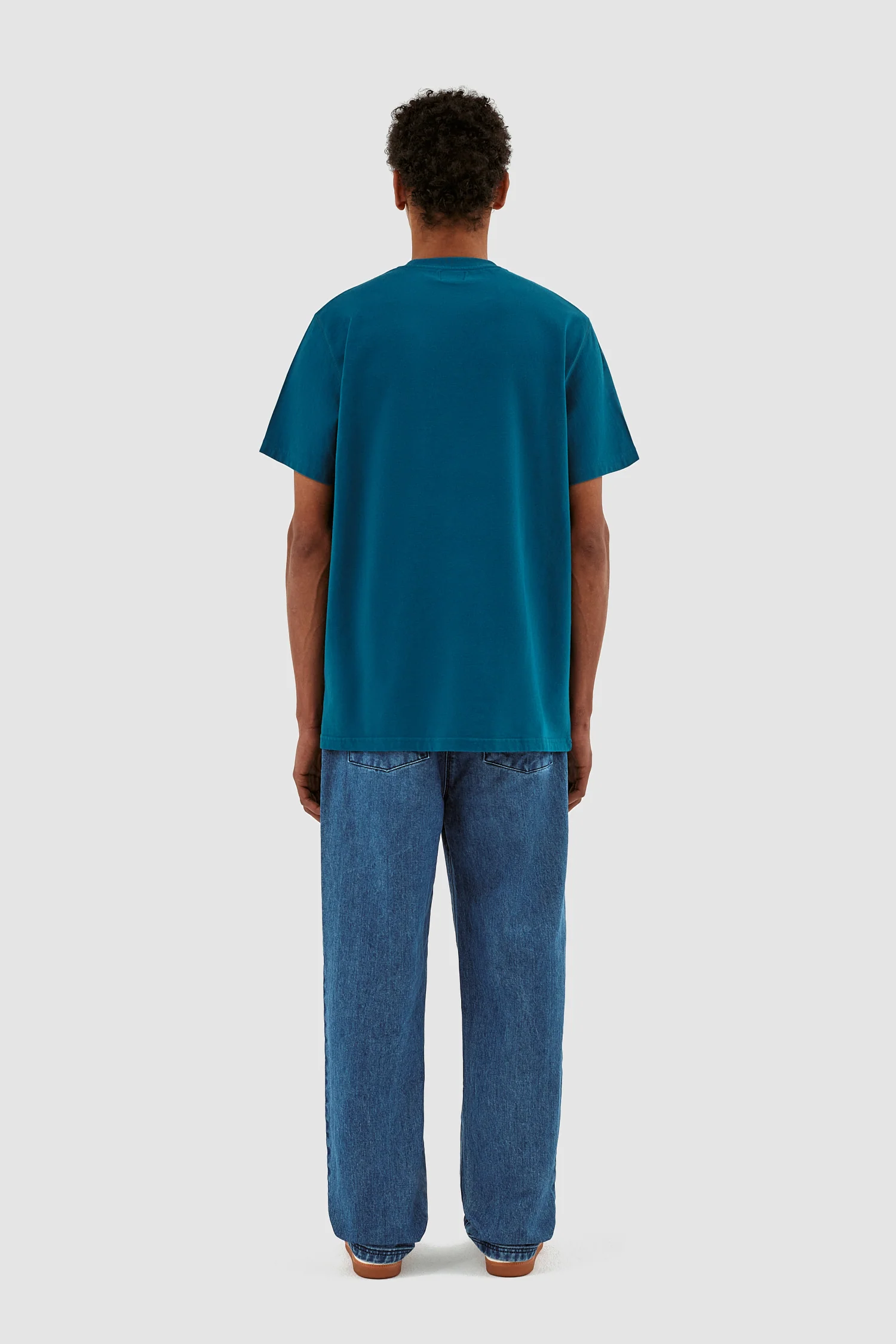 Tommy Heart Patch T-shirt - Blue Lagoon - Image 5
