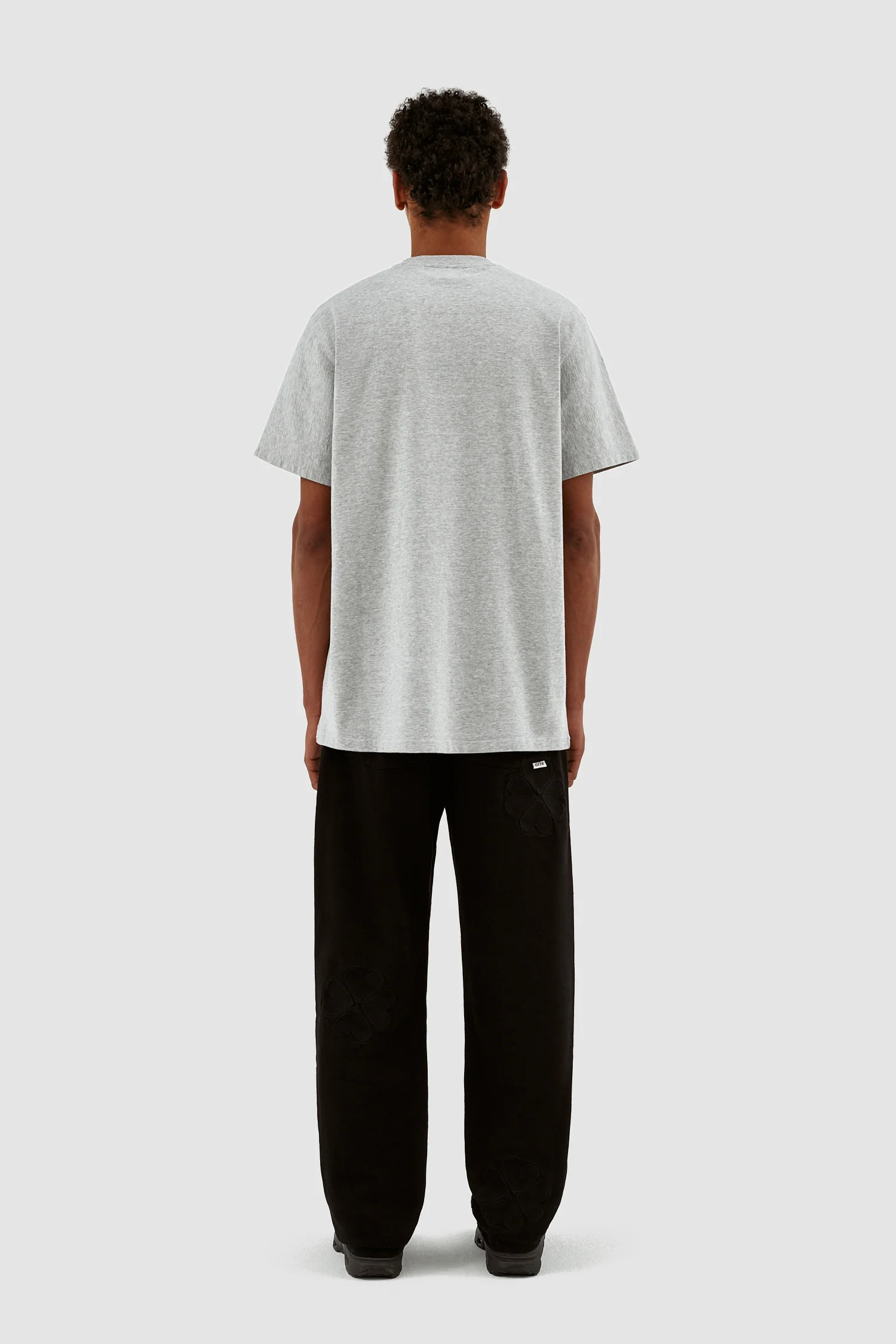 Tommy Heart Patch T-shirt - Gris - Image 5