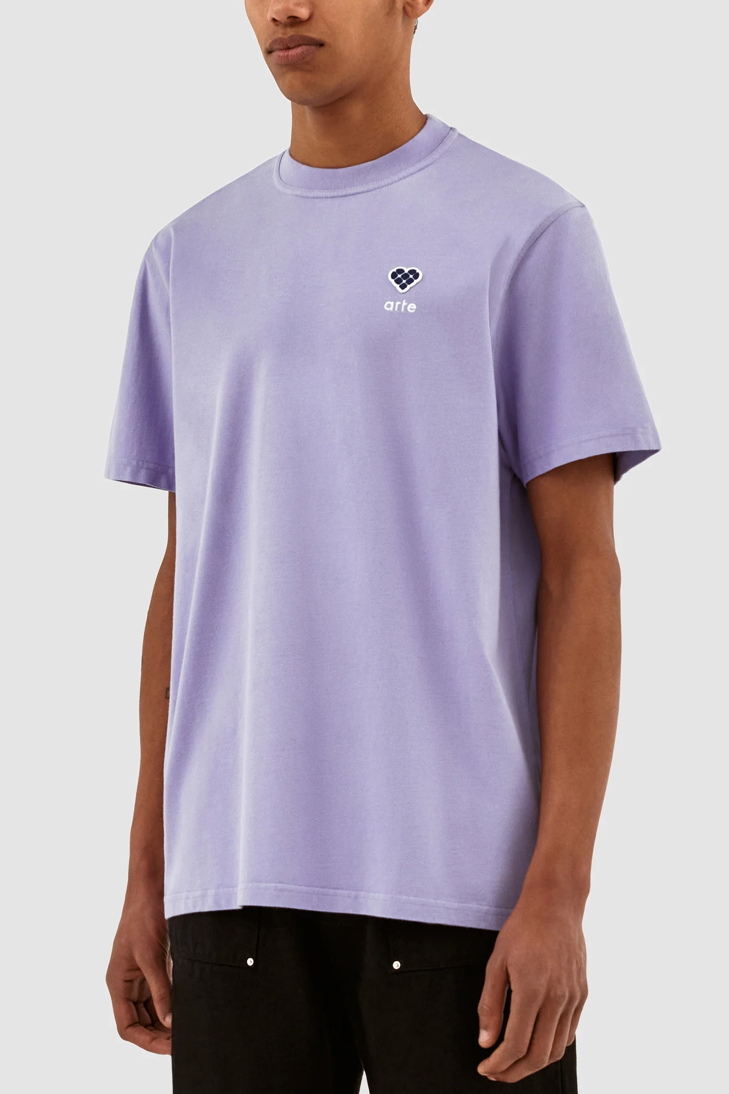 Tommy Heart Patch T-shirt - Violet - Image 6