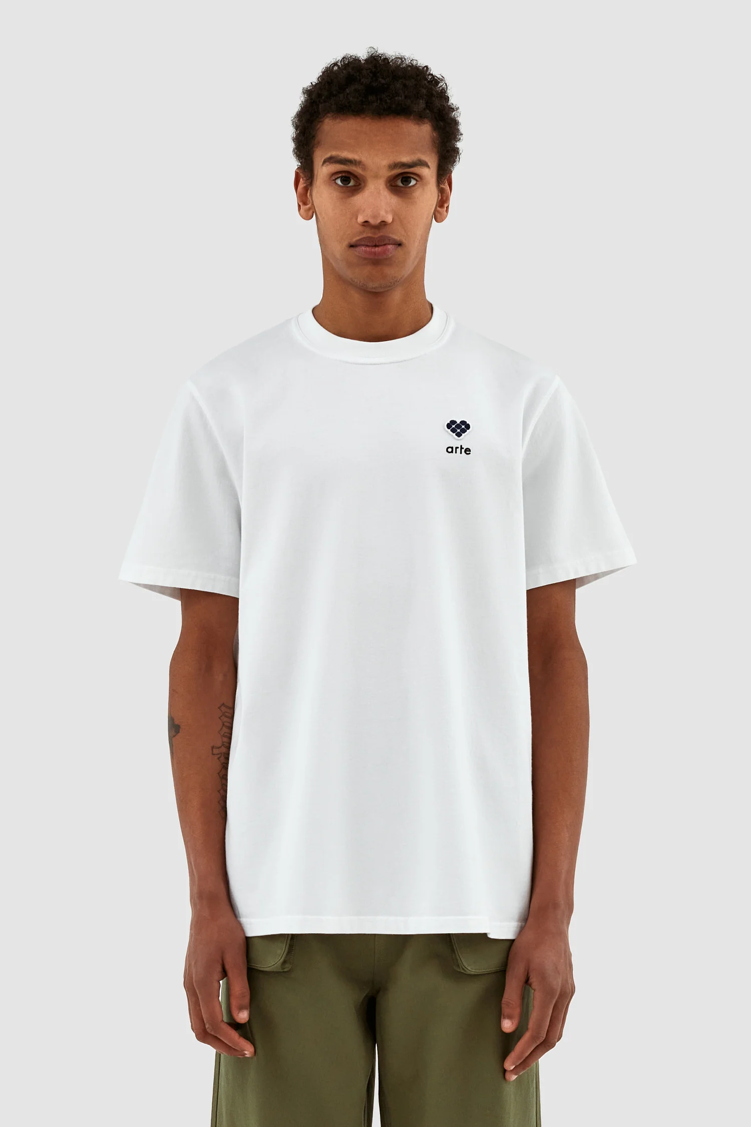 Tommy Heart Patch T-shirt - Blanc