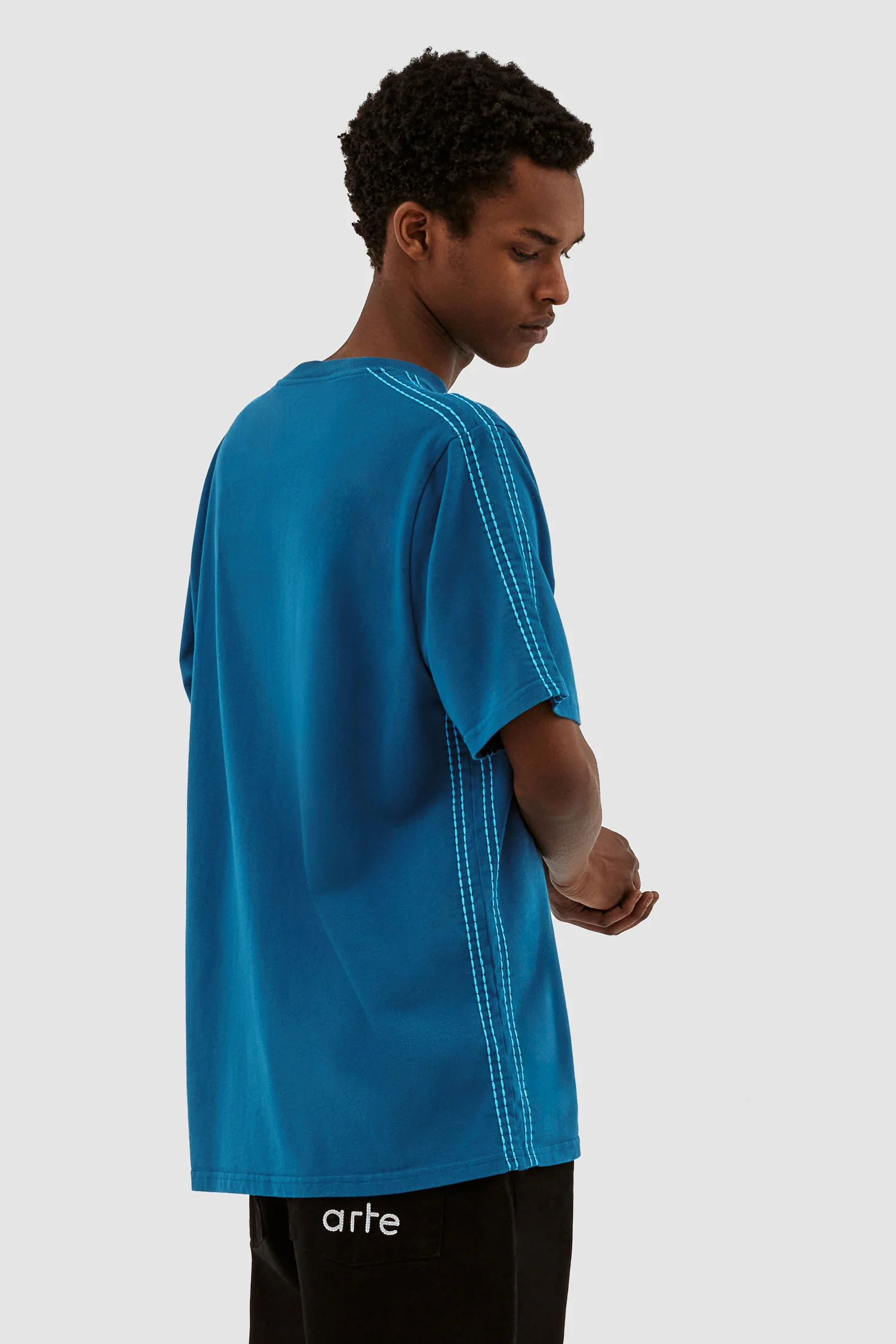 Chemise à manches détaillées Trevor - Bleu - Image 3