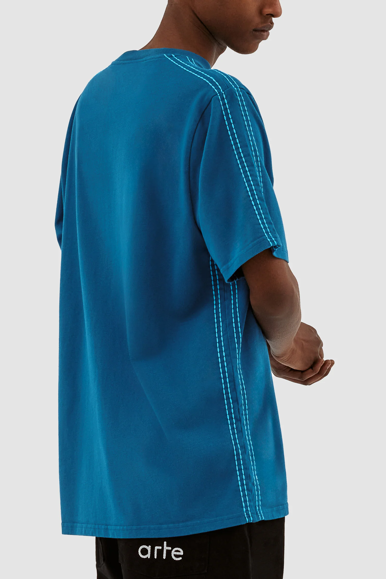 Chemise à manches détaillées Trevor - Bleu - Image 7