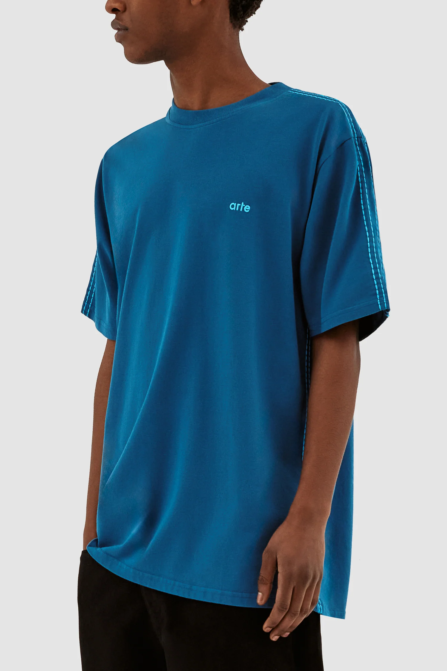 Chemise à manches détaillées Trevor - Bleu - Image 8