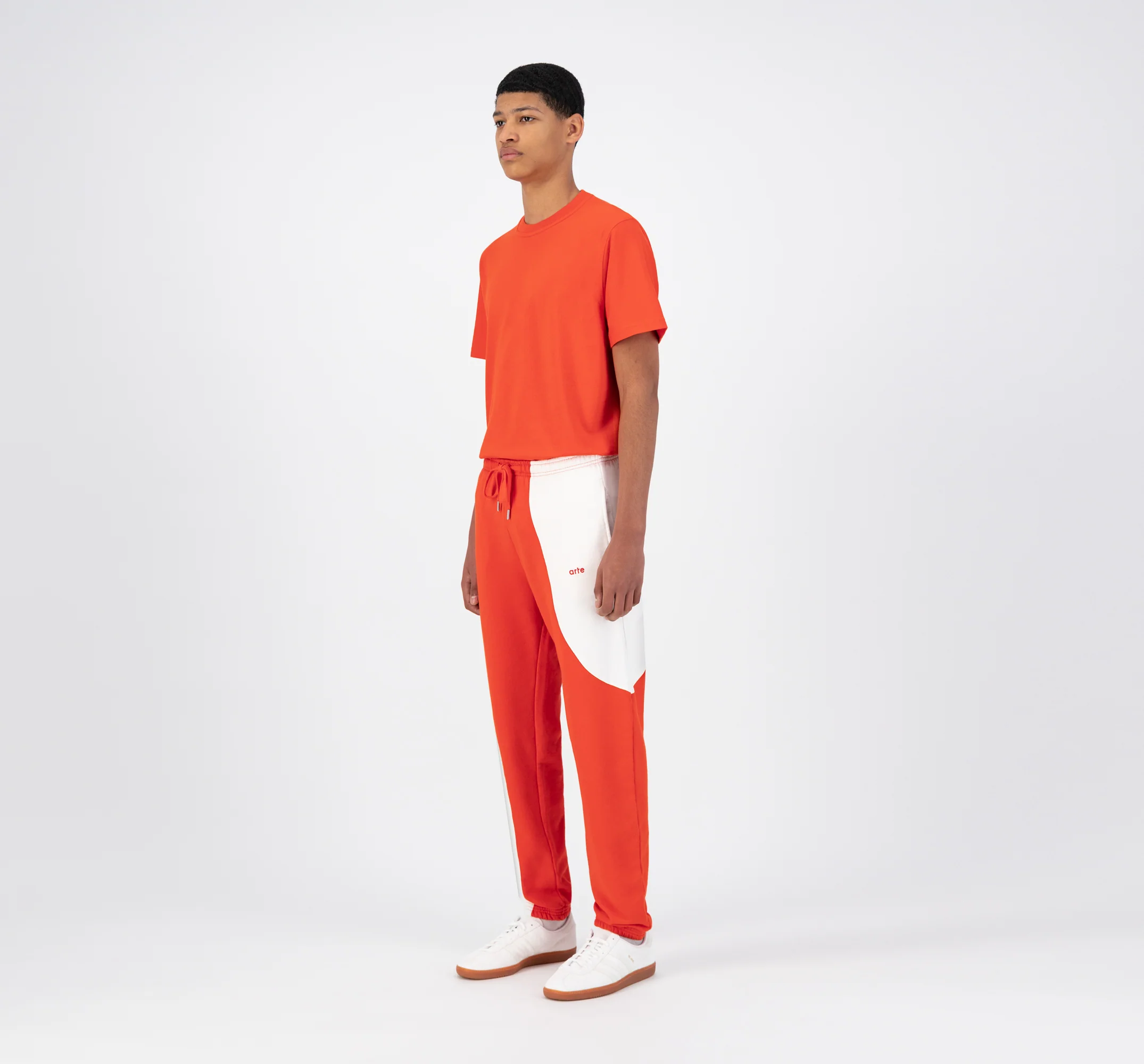 Pantalon Tristian Ciclo - Rouge/Blanc - Image 5