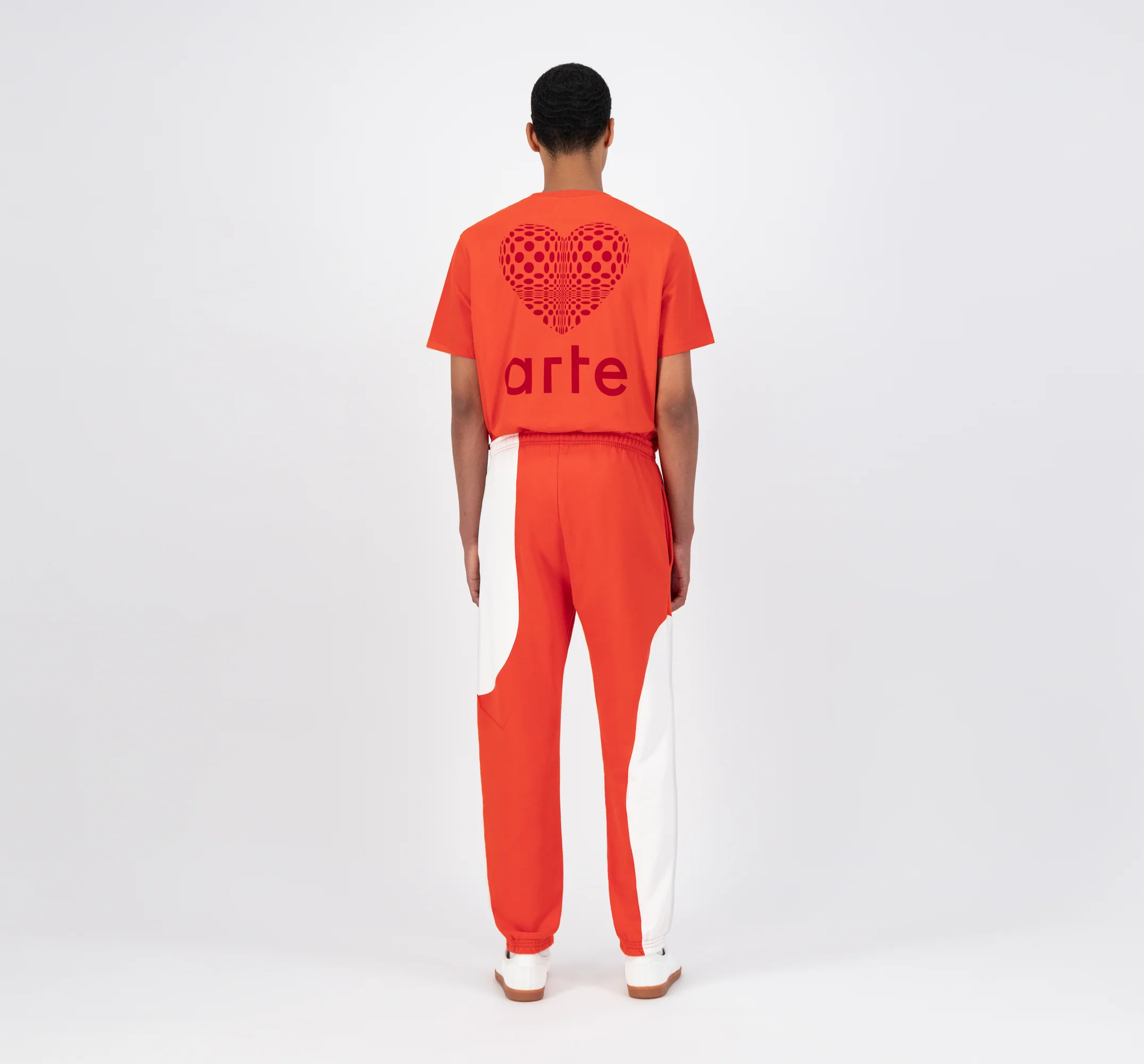Pantalon Tristian Ciclo - Rouge/Blanc - Image 6