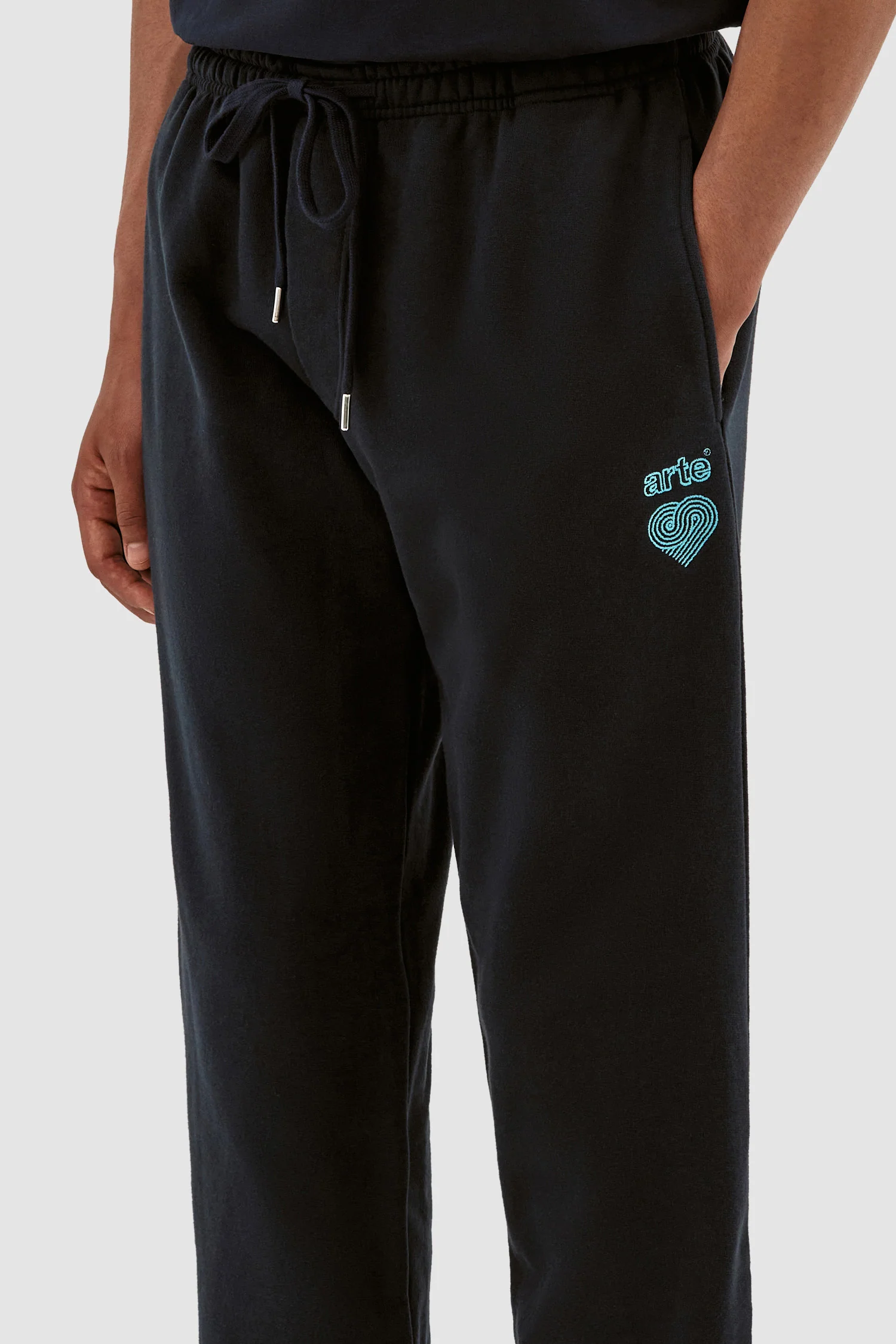 Pantalon avec logo en forme de cœur de Tristian - Marine - Image 3